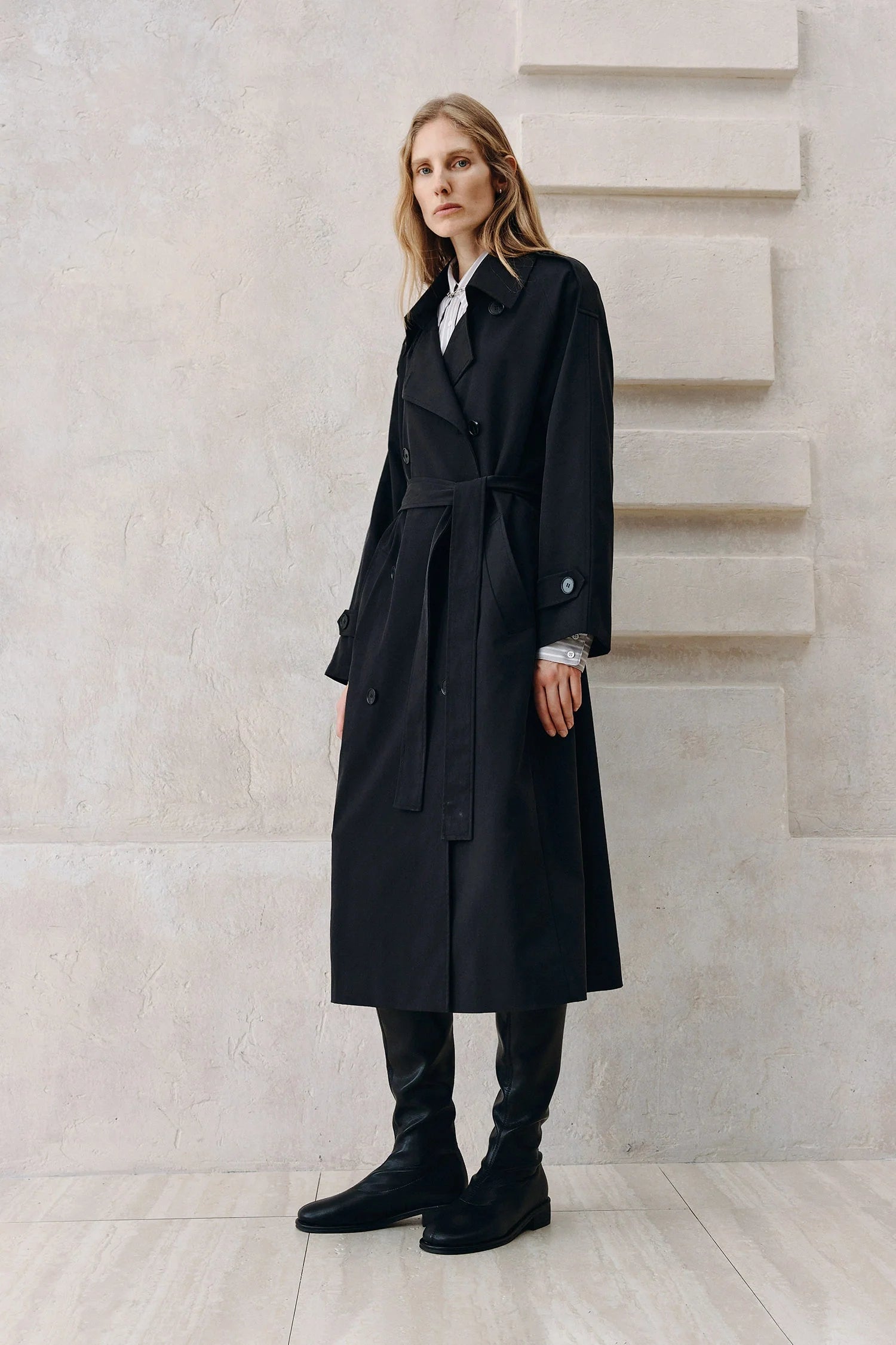 Lea Belted Trench Coat