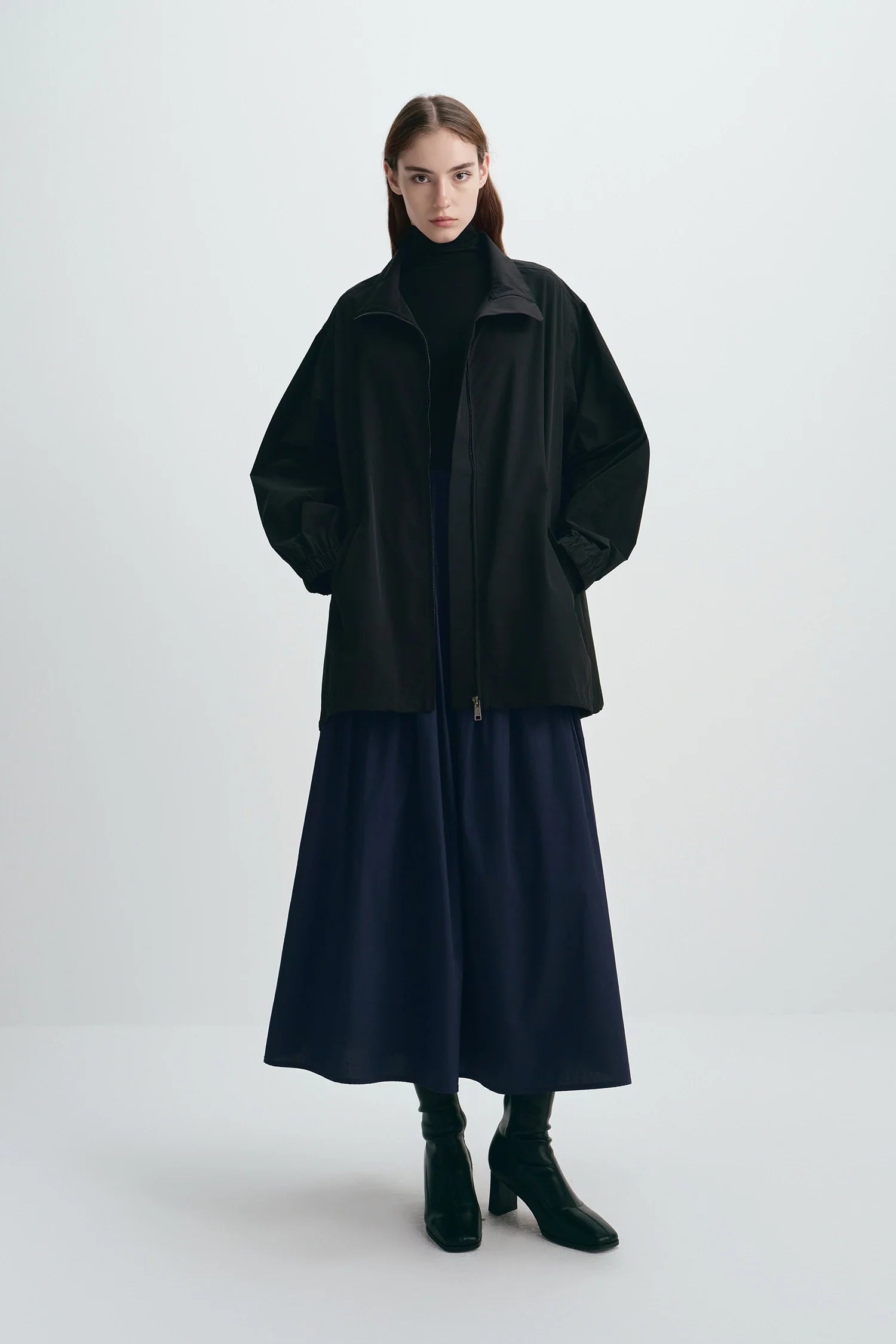 Corben Zip Front Parachute Jacket