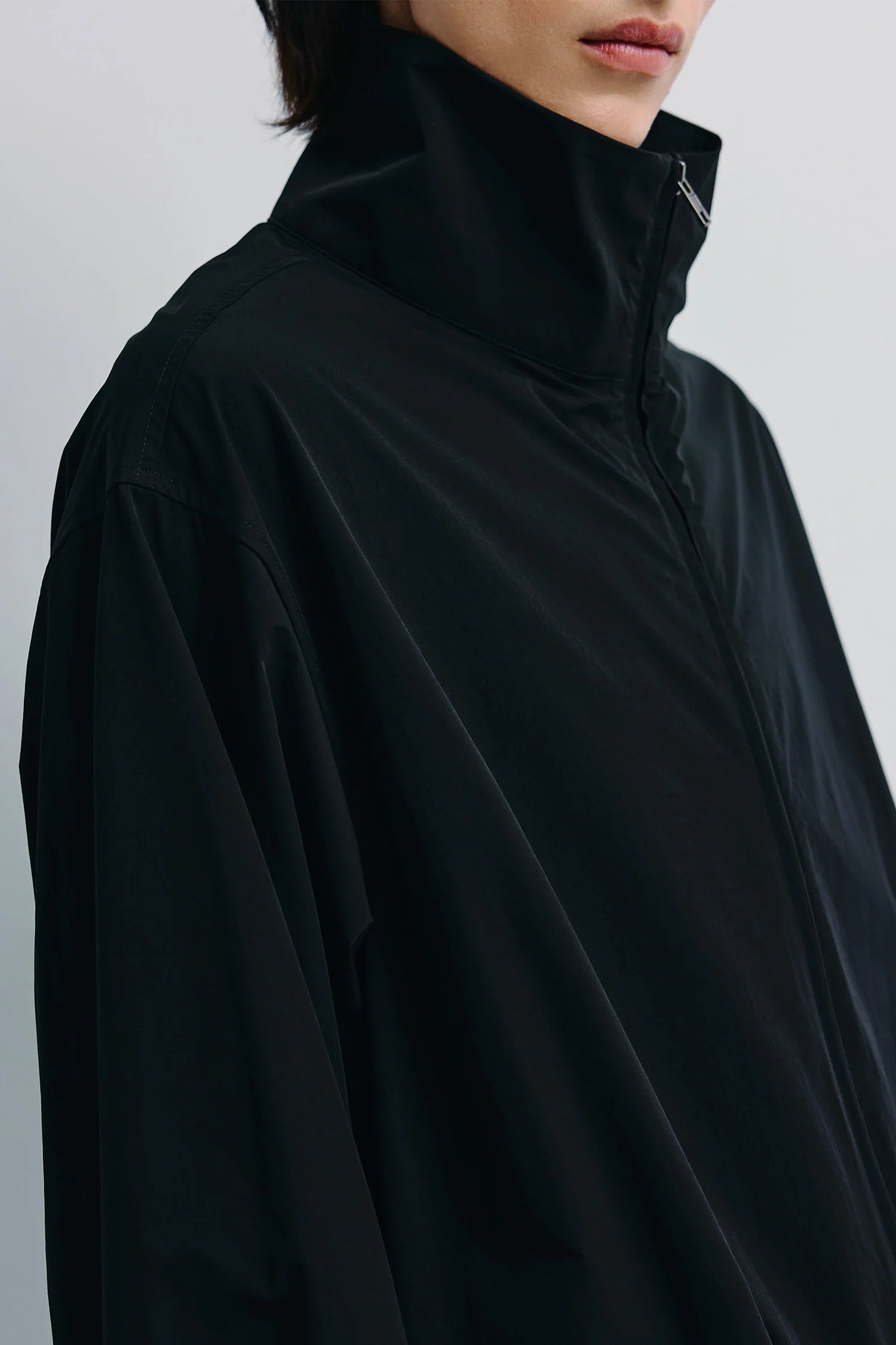 Corben Zip Front Parachute Jacket