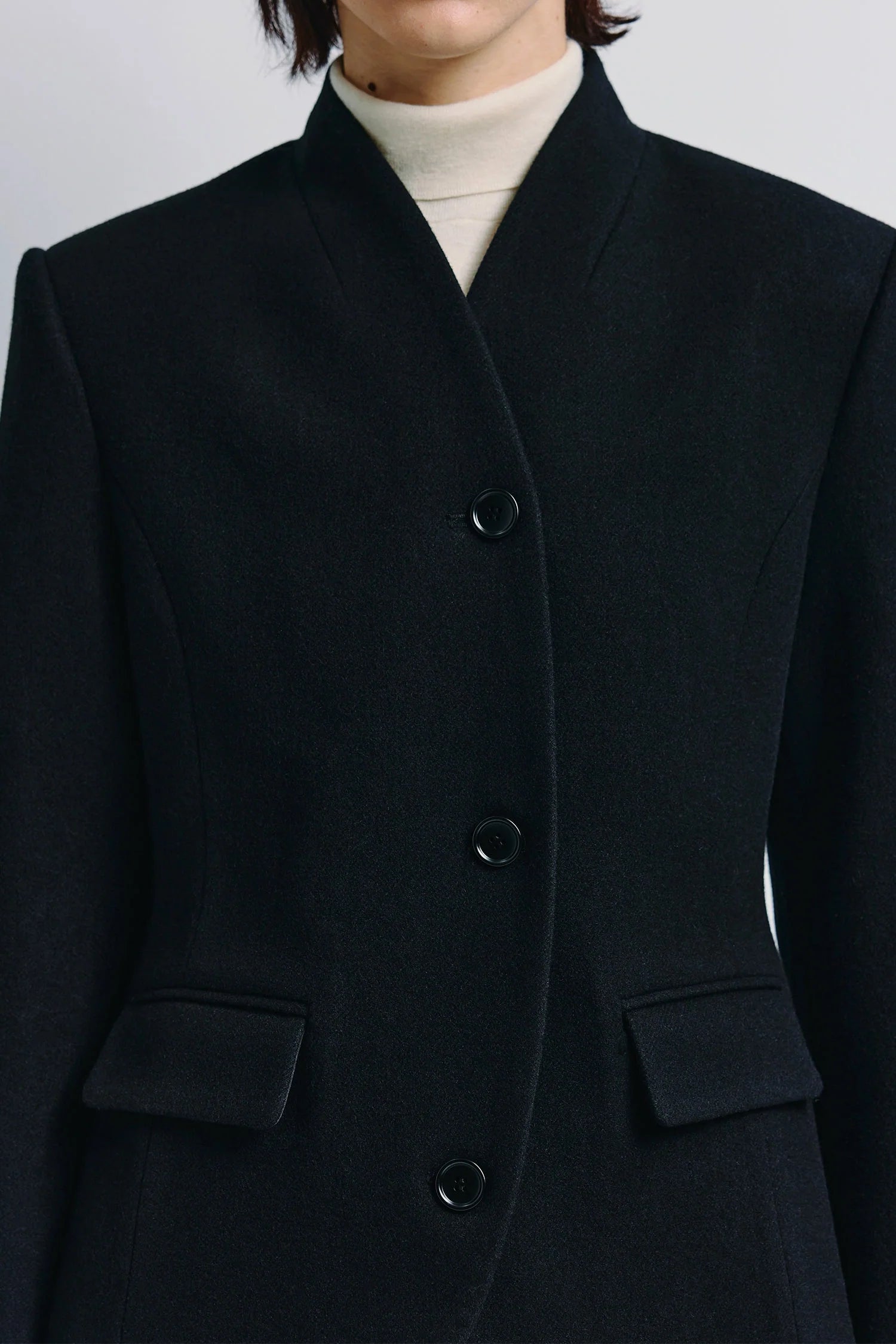 Camberly Collarless Short Blazer
