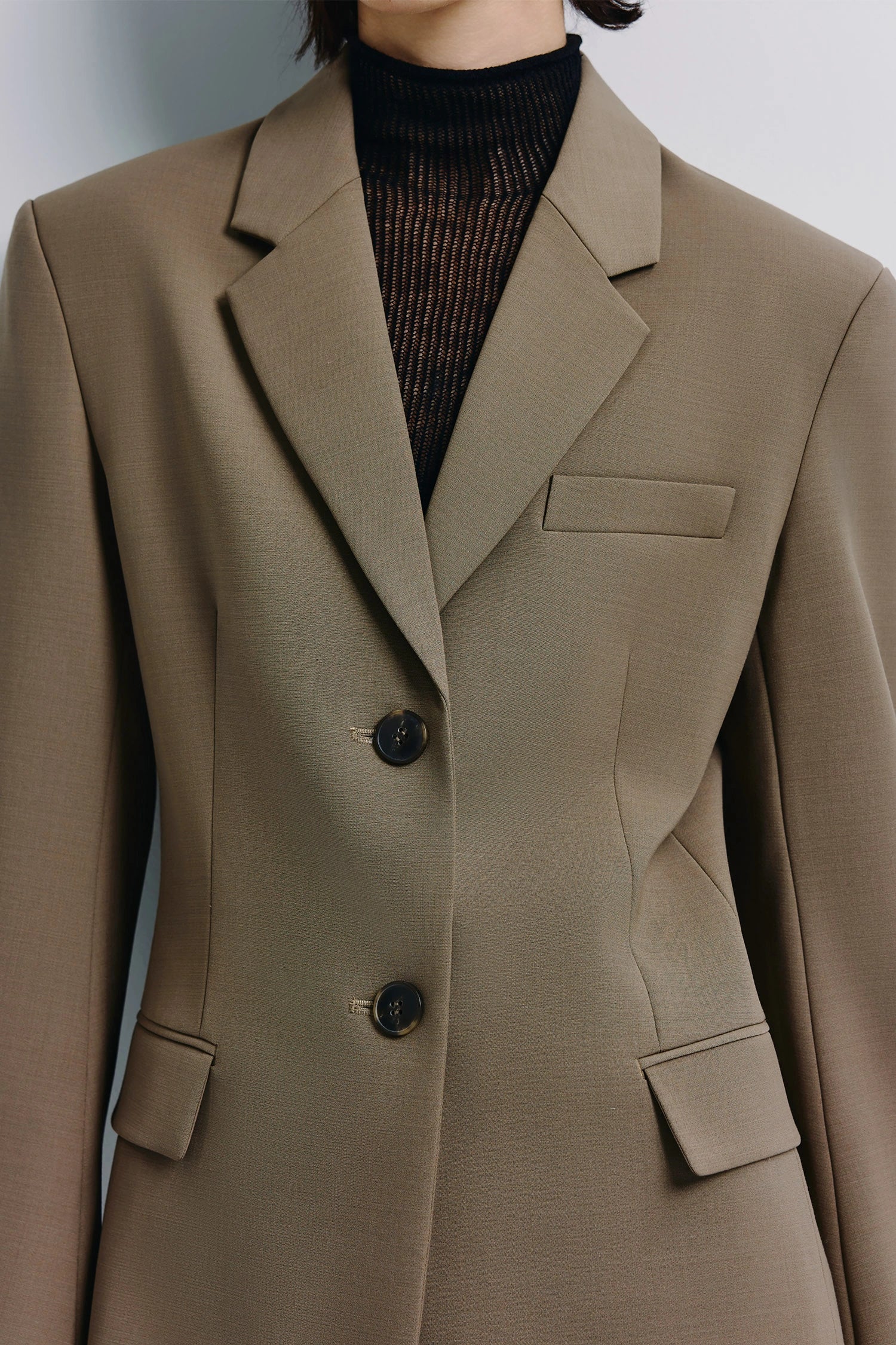 Ellison Oversized Shoulder Blazer