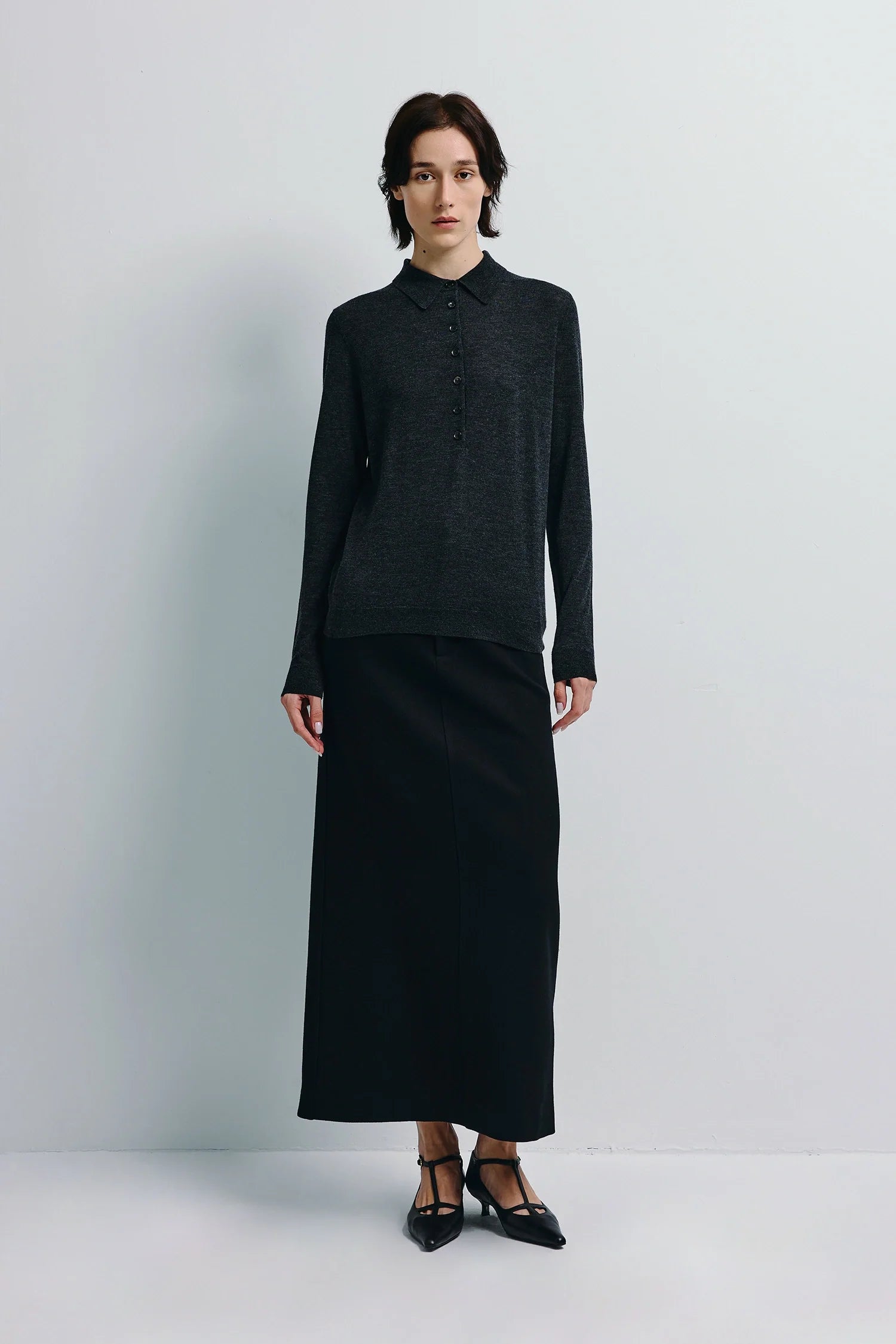 Verna Collared Button Up Sweater