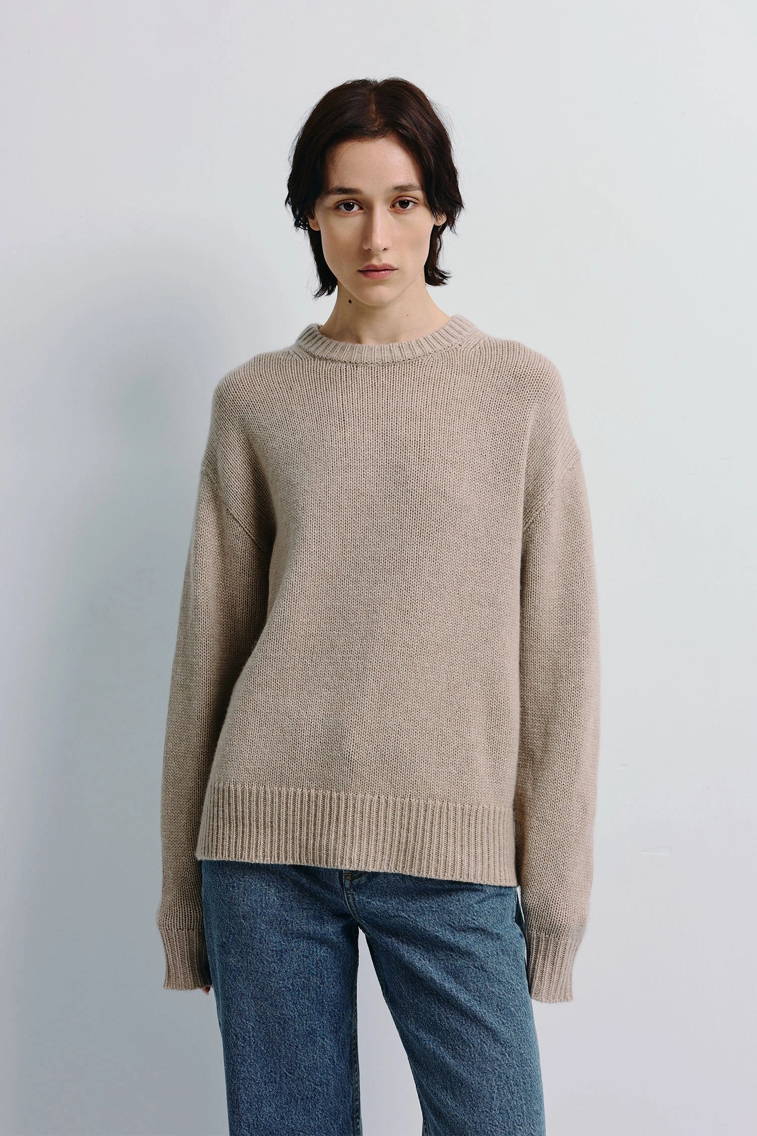 Gil Crewneck Oversized Sweater