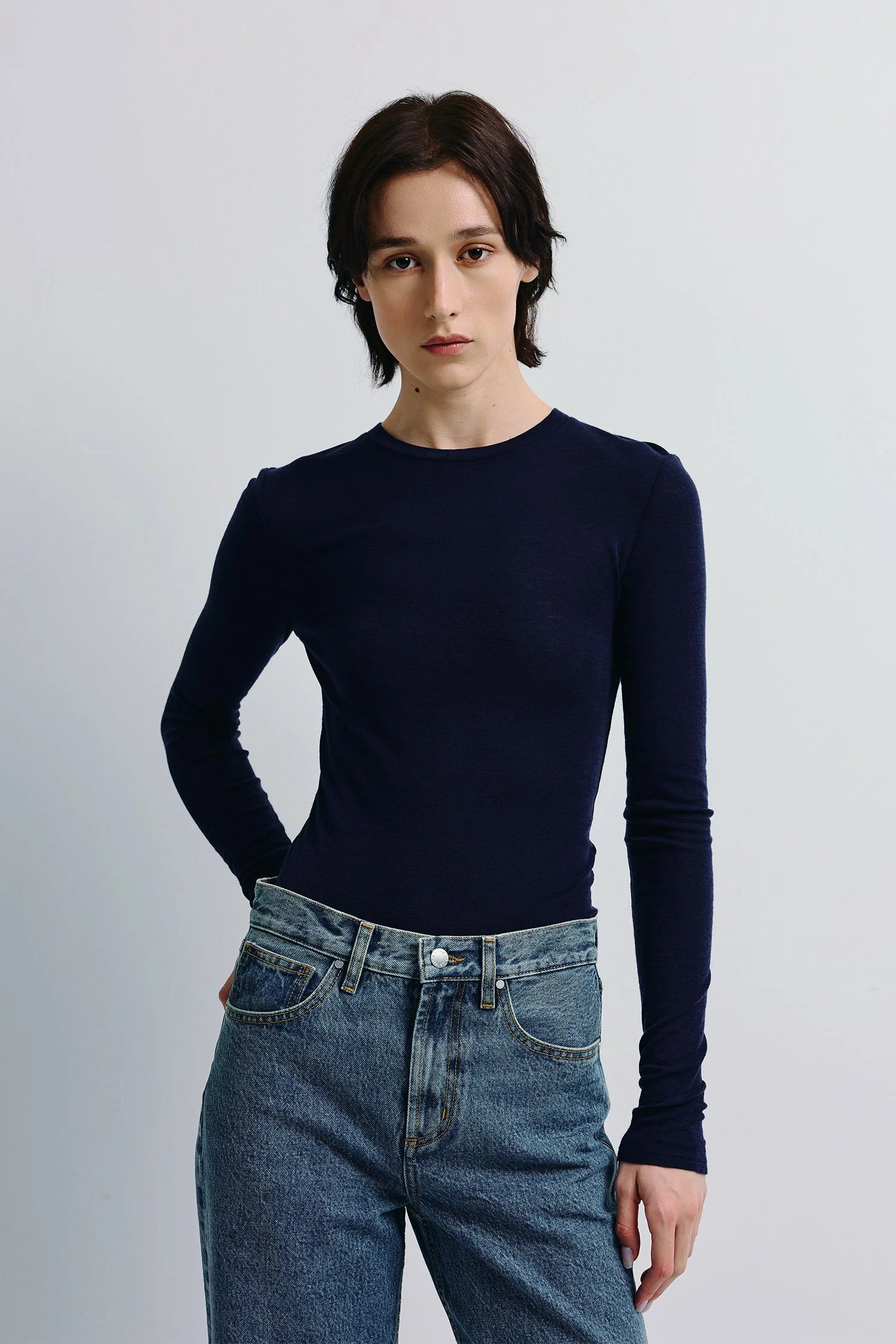 Harlette Wool Knit Top