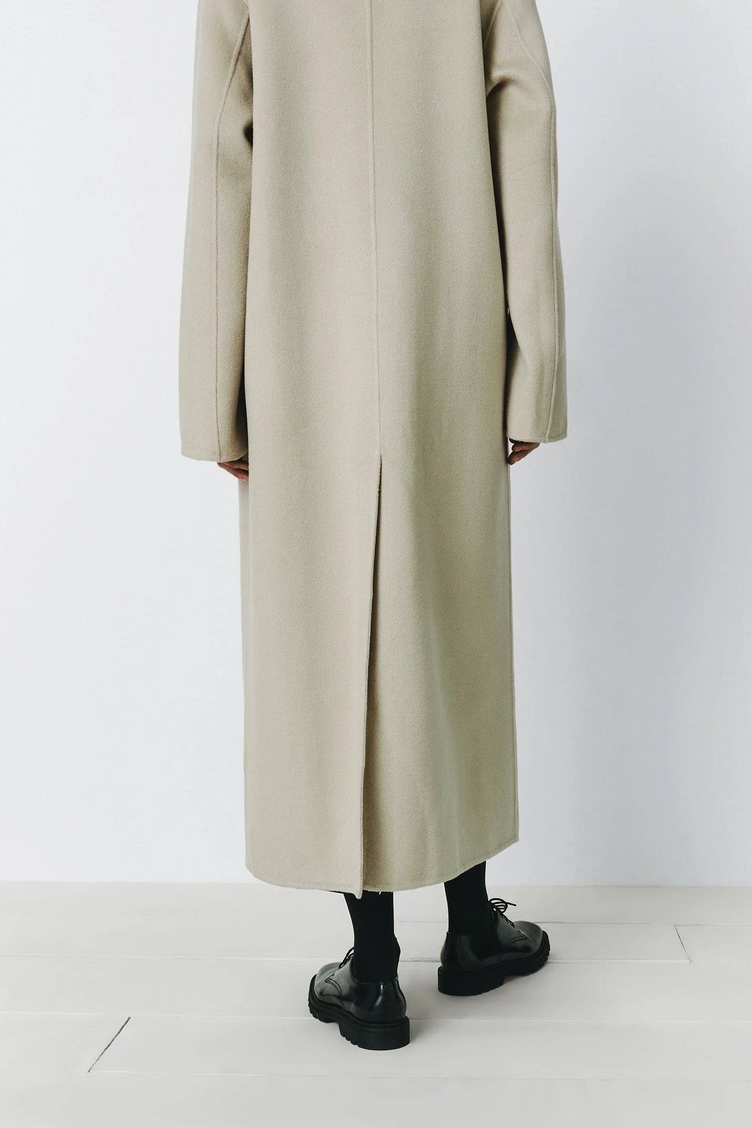 Mathé Belted Double-Faced Coat