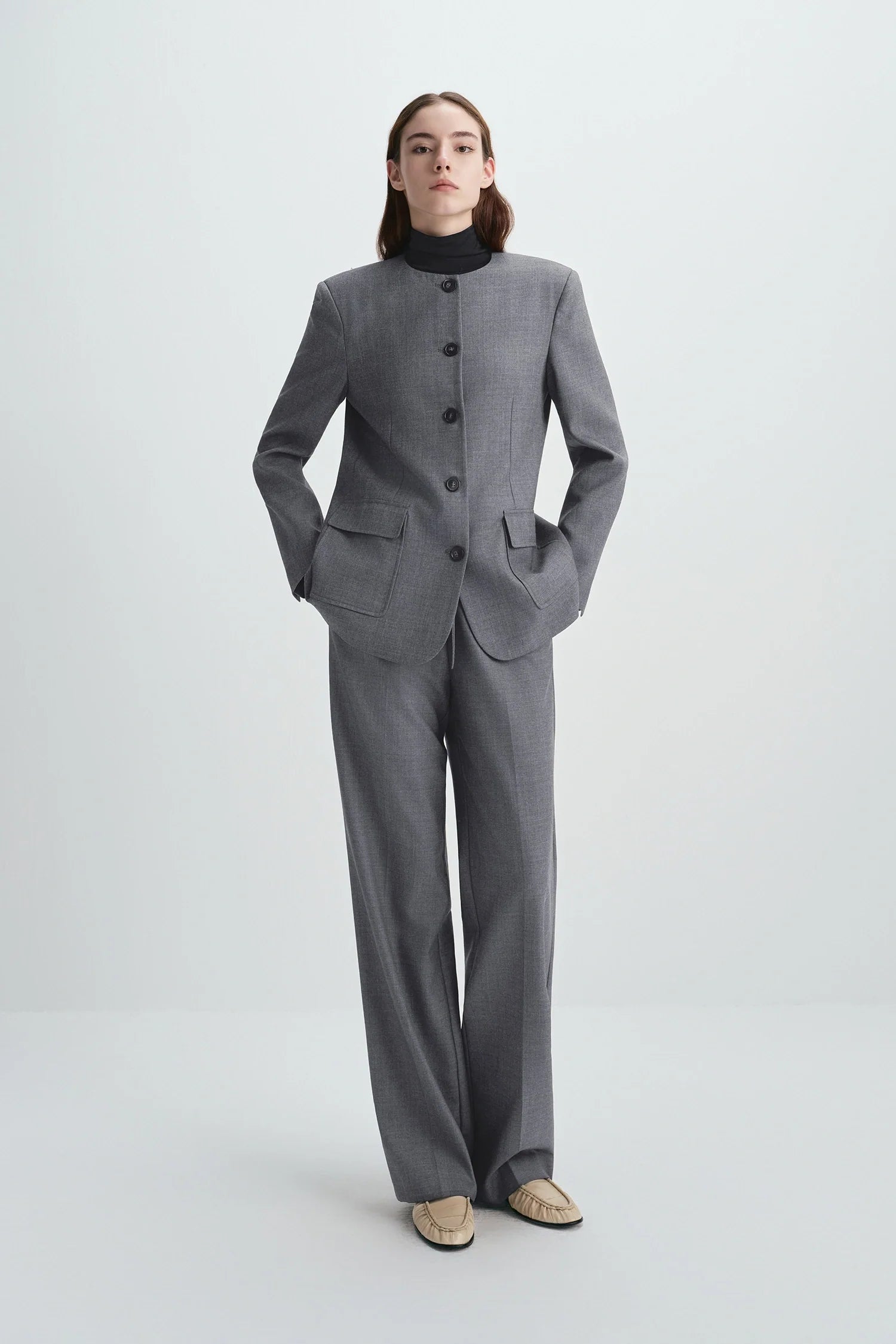Arlin Collarless Blazer