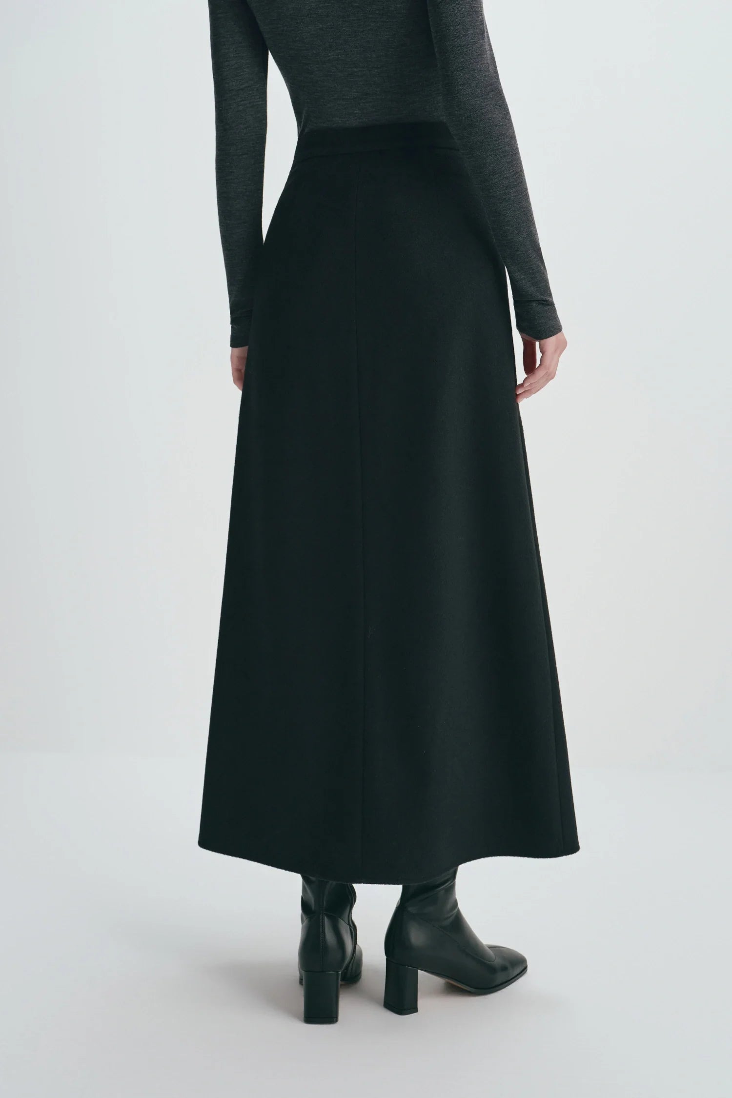 Emi Wool Blend Maxi Skirt