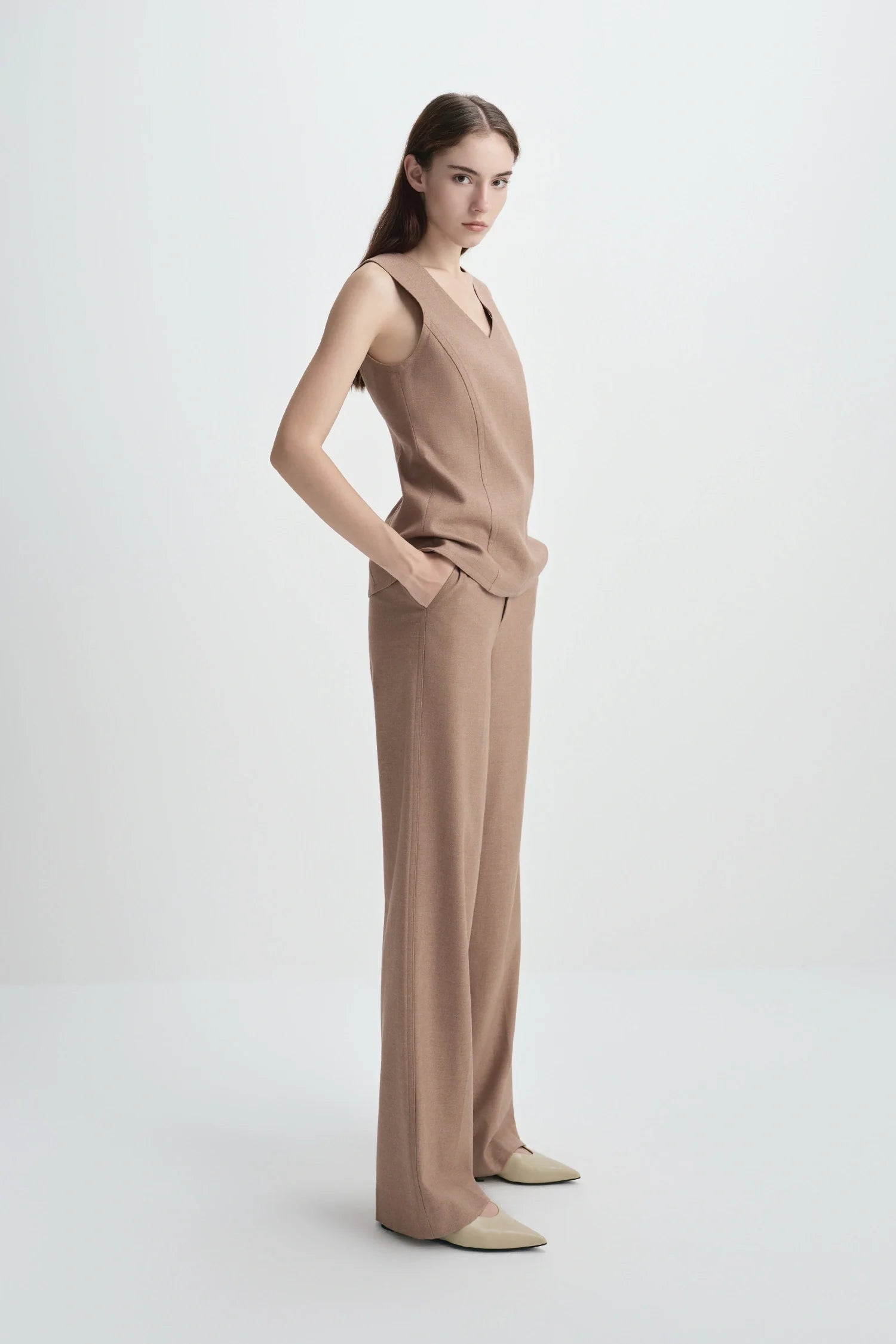 Jesi Wide Belt Loop Pant