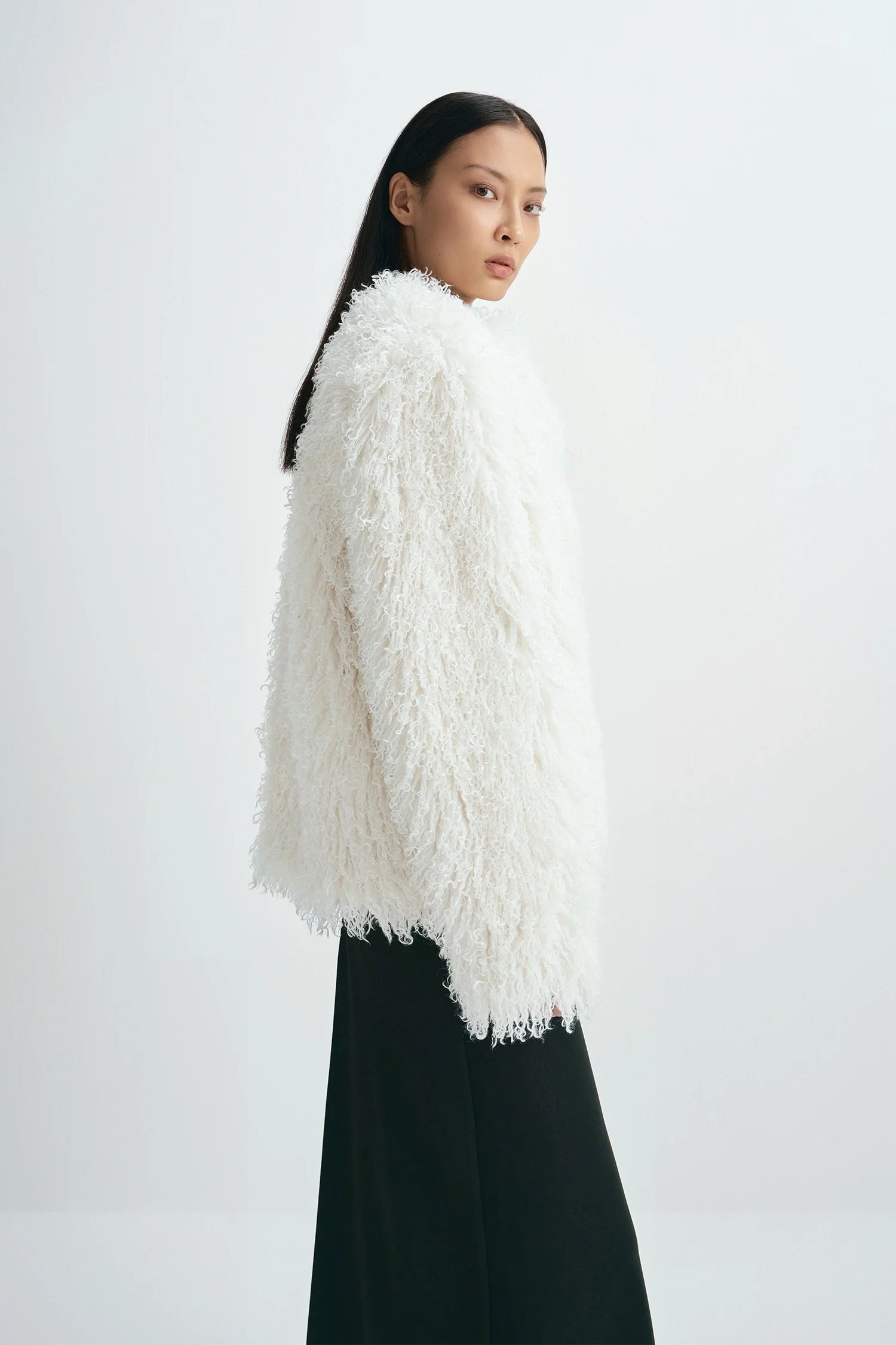 Roddie Curly Faux Fur Jacket