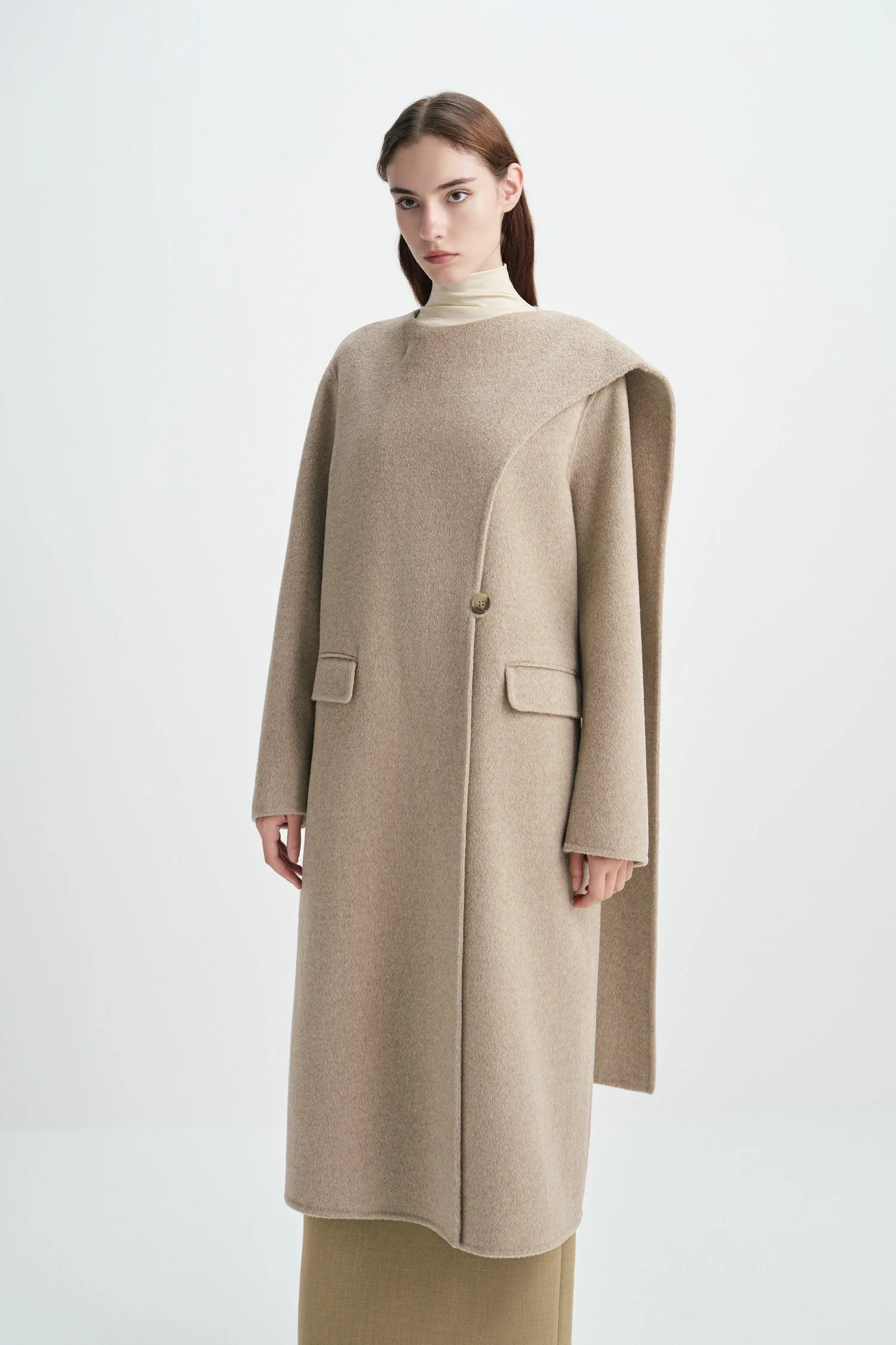 Milagros Scarf Handmade Coat