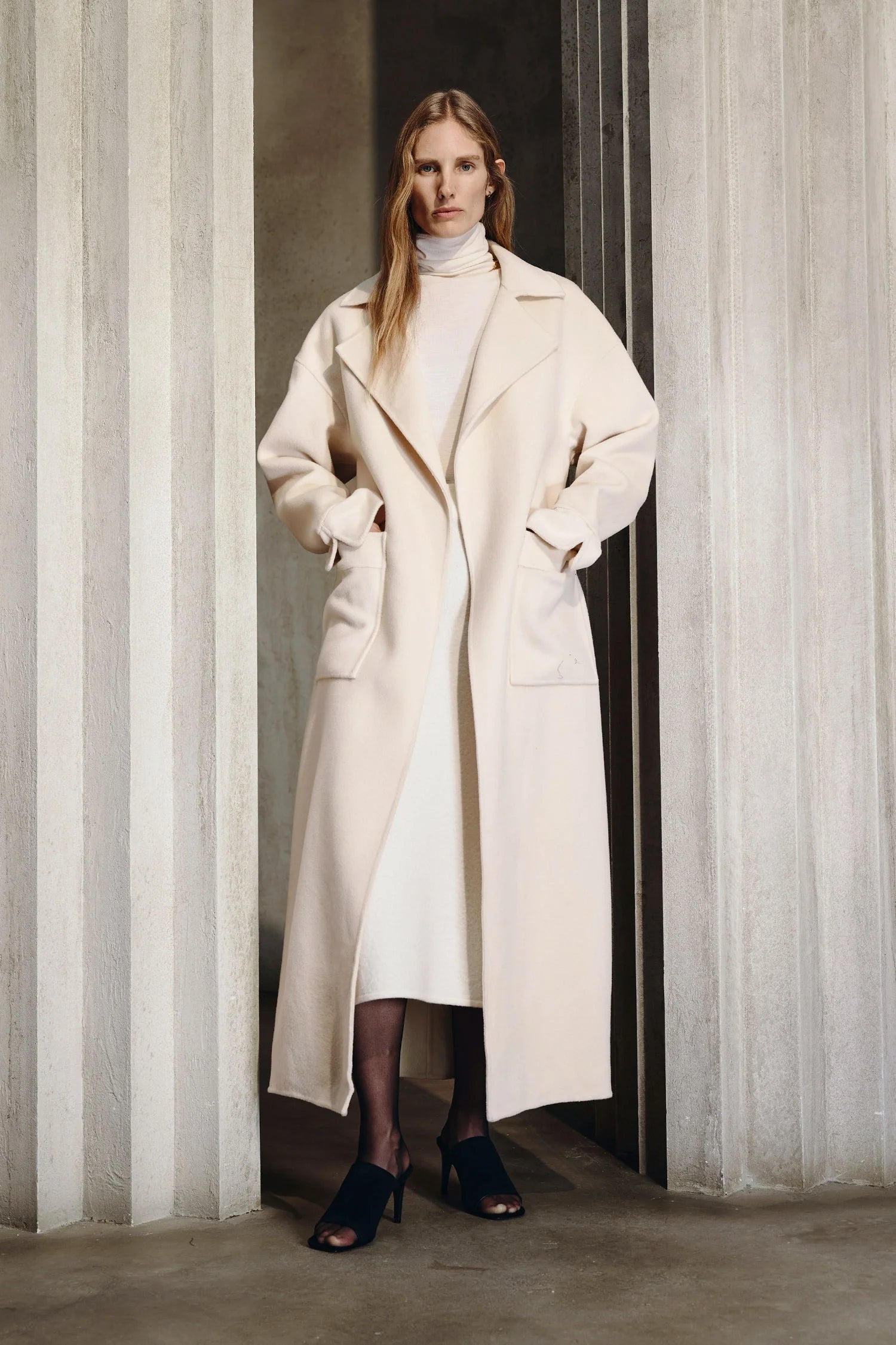 Olga Belted Handmade Coat