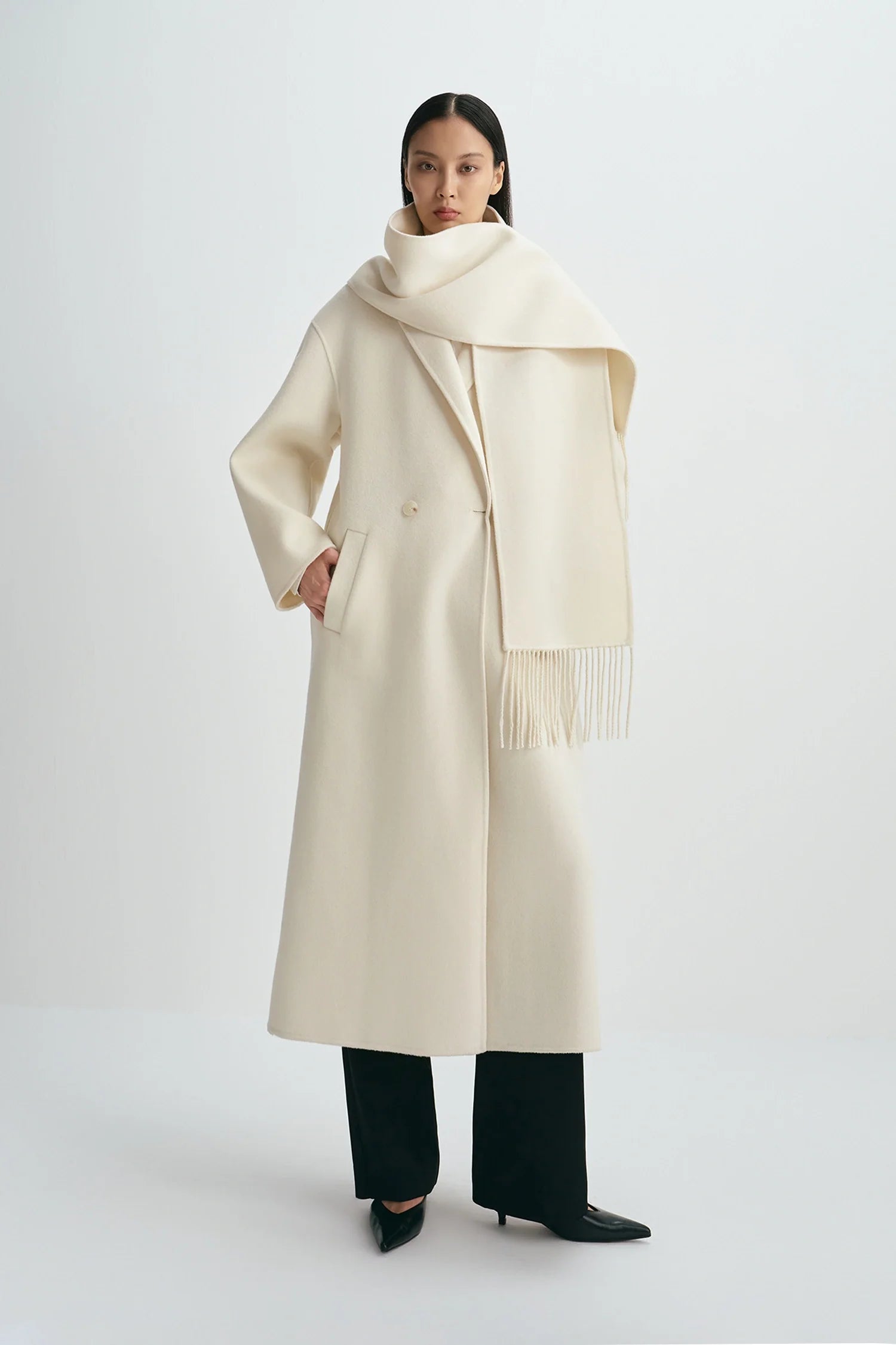Greta Scarf Coat