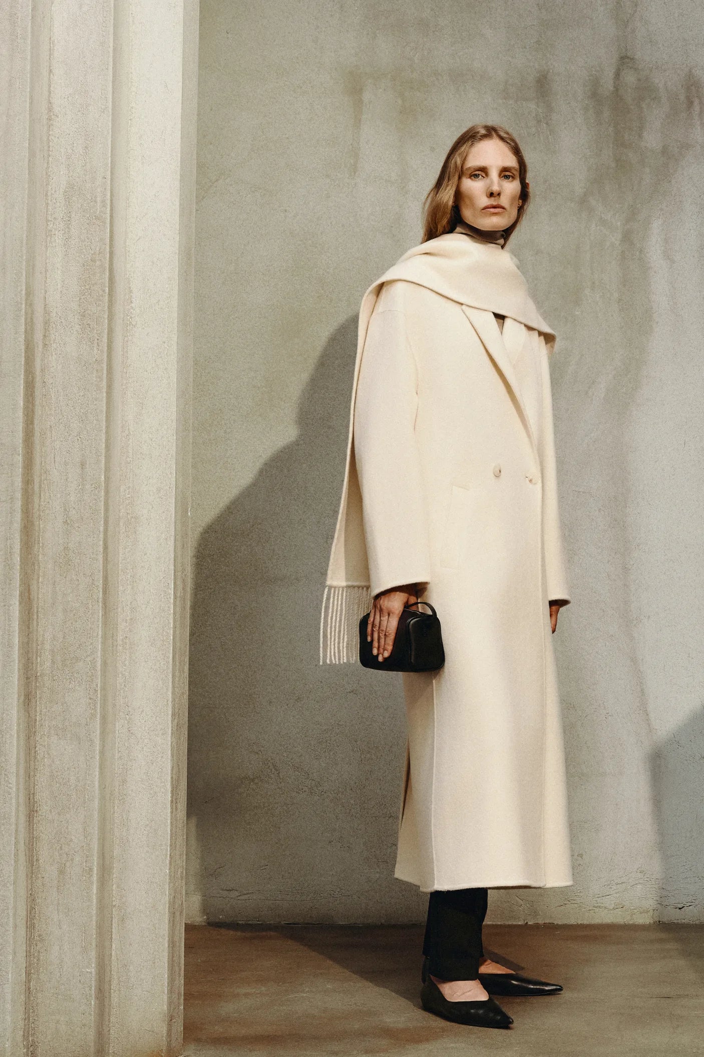 Greta Scarf Coat