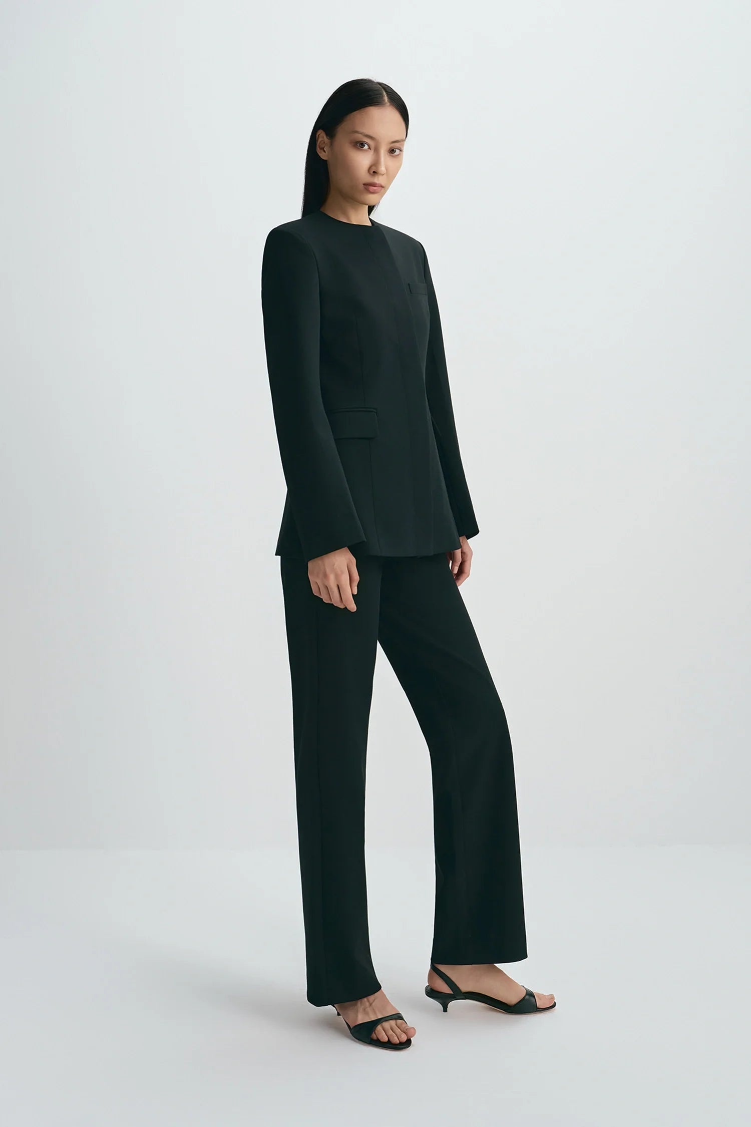 Dion Collarless Blazer