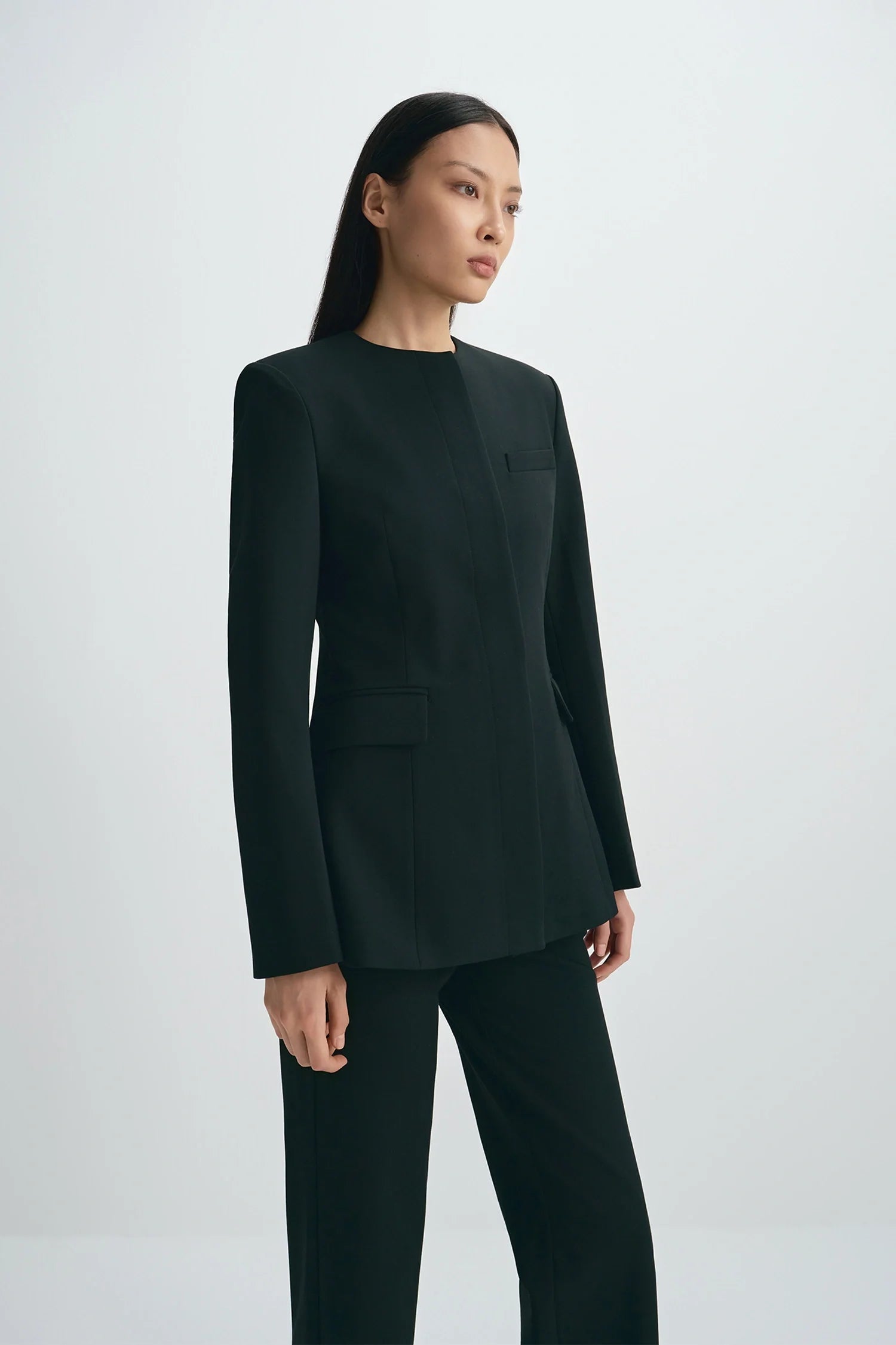 Dion Collarless Blazer
