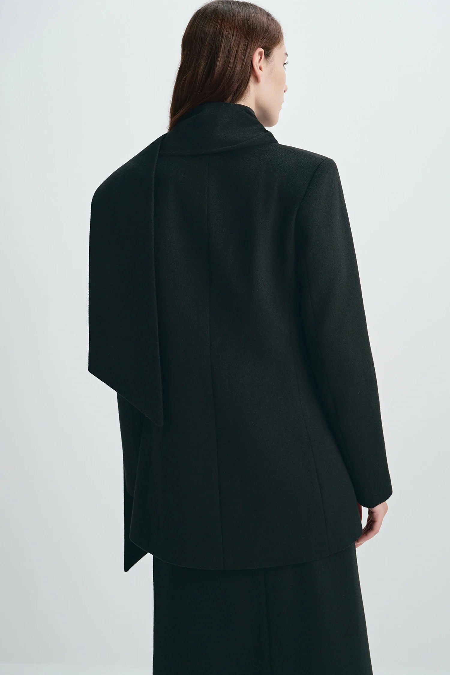 Emi Wool Blend Scarf Jacket