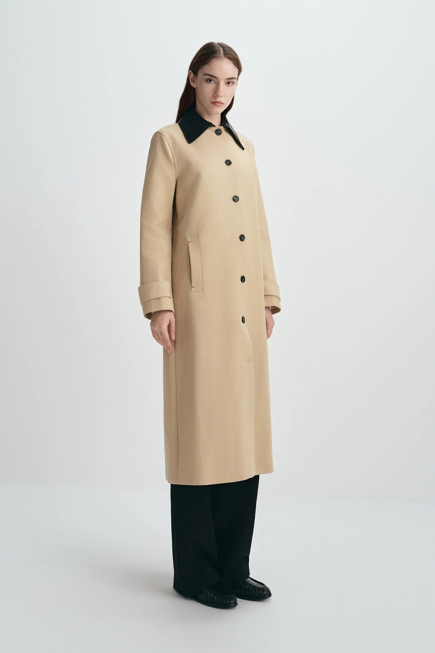 Vinni Pu Collar Car Coat