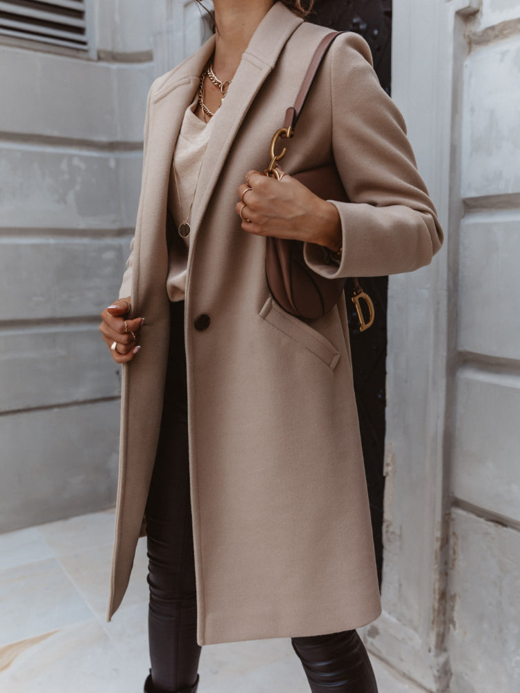 Isabelle's™ | Trendy Double-Breasted Long Coat
