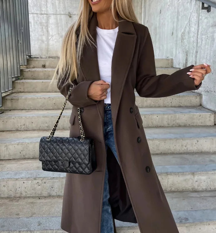 Isabelle's™ | Classic Long Sleeve Trench Coat