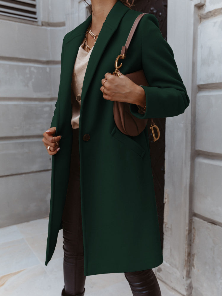 Isabelle's™ | Trendy Double-Breasted Long Coat