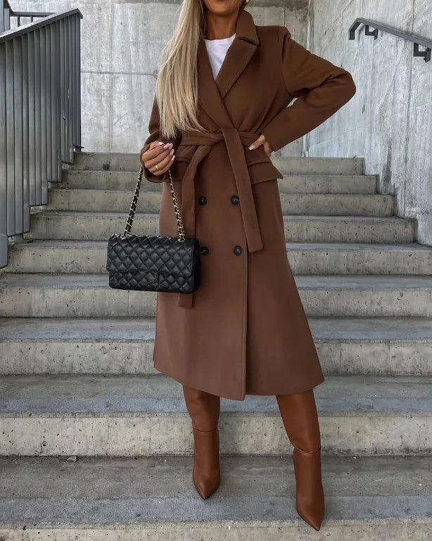 Isabelle's™ | Classic Long Sleeve Trench Coat