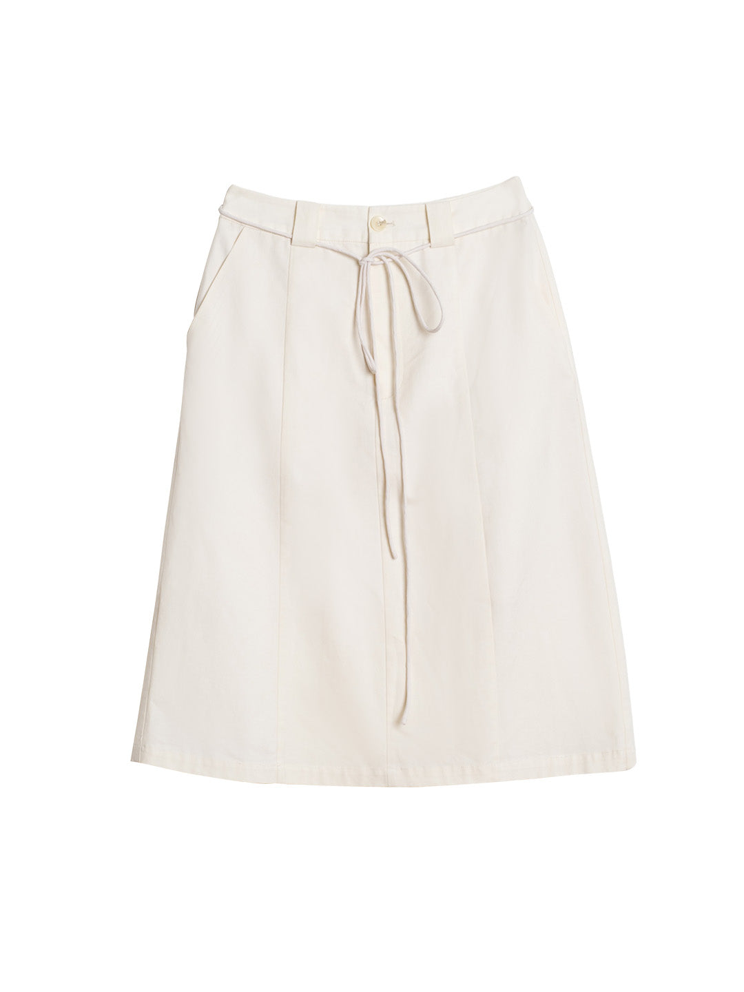 【Final Sale】Kinslee Micro A Line Slit Tie Skirt