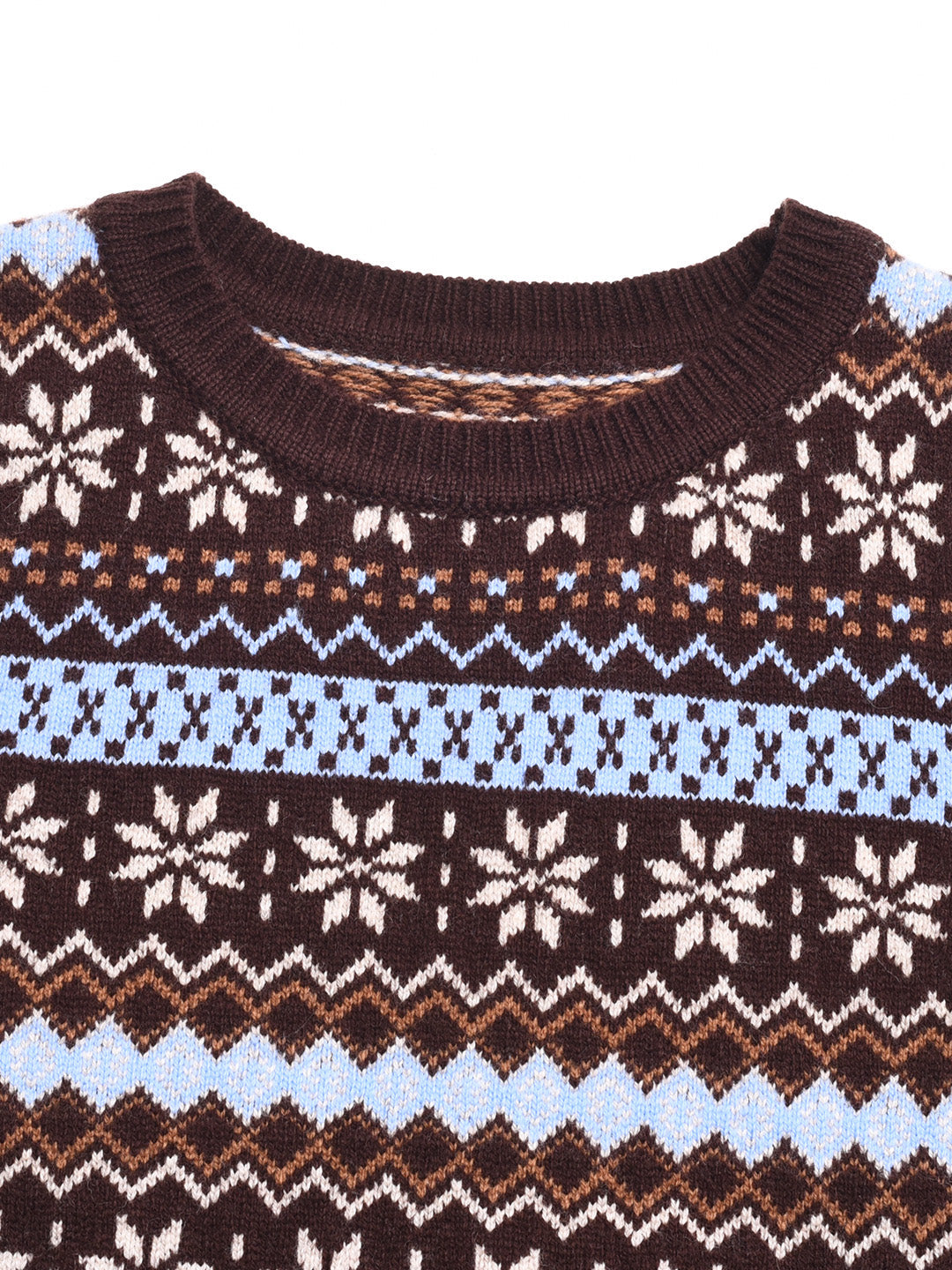 Iyla Round Neck Fair Isle Knitwear Vest