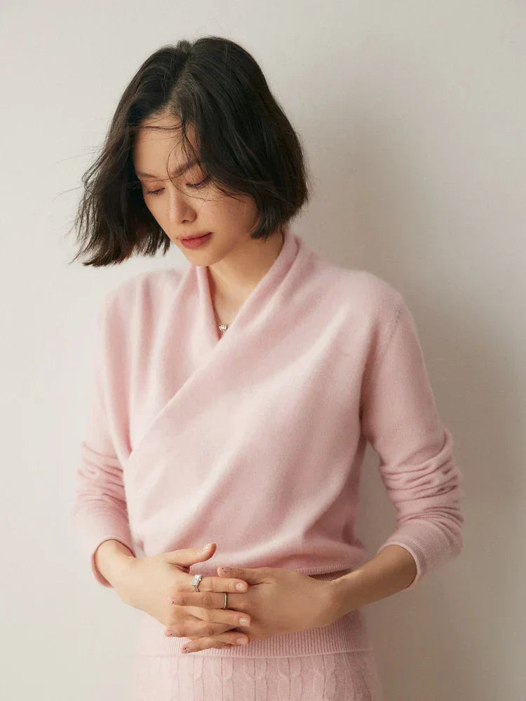 Isabelle's™ | Elegant Wrap Crossover Chic Sweater
