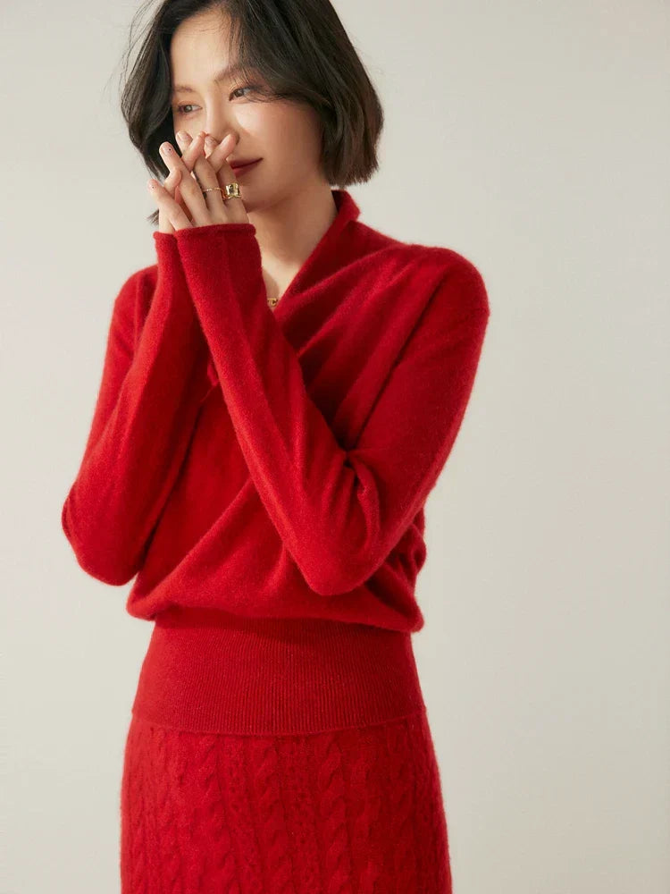 Isabelle's™ | Elegant Wrap Crossover Chic Sweater