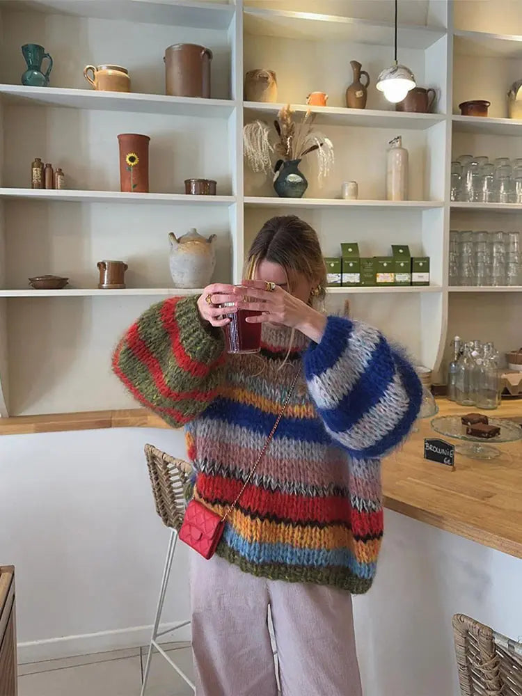 Isabelle's™ | Winter Multicolor Knit Sweater