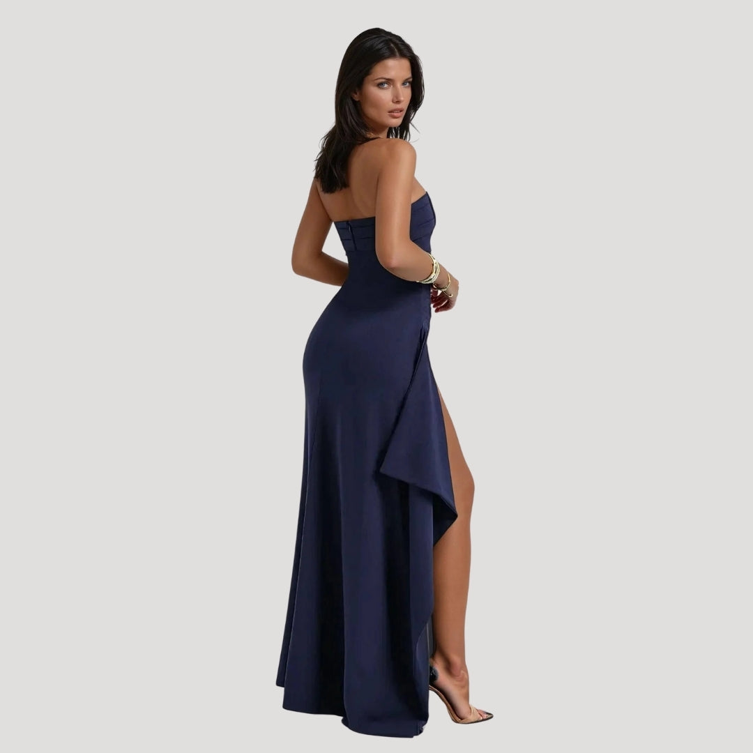 Isabelle's™ | Wedding Guest Strapless Maxi Dress