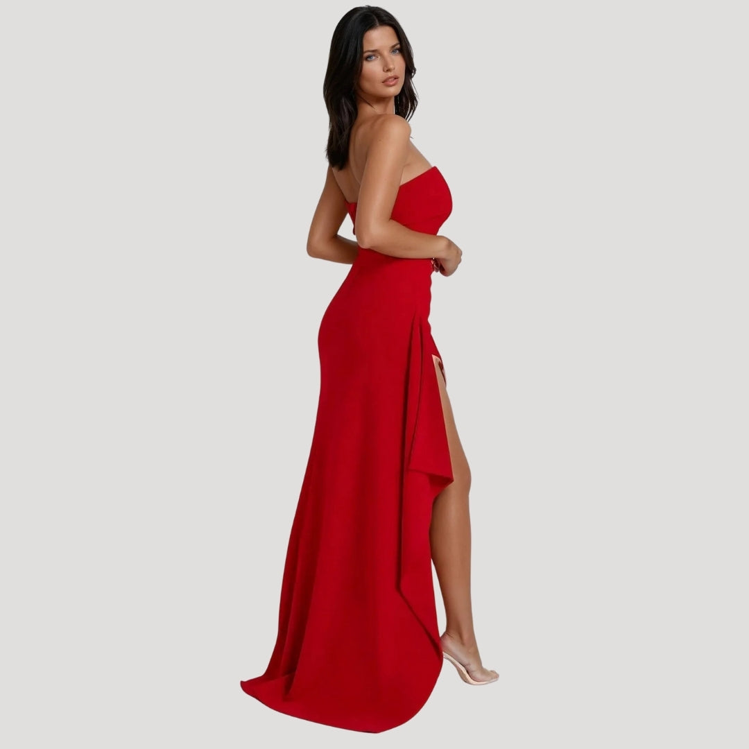 Isabelle's™ | Wedding Guest Strapless Maxi Dress