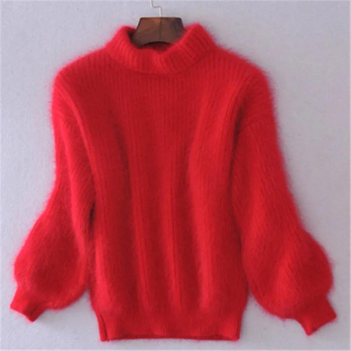 Isabelle's™ | Trendy Warm High Neck Knit Sweater