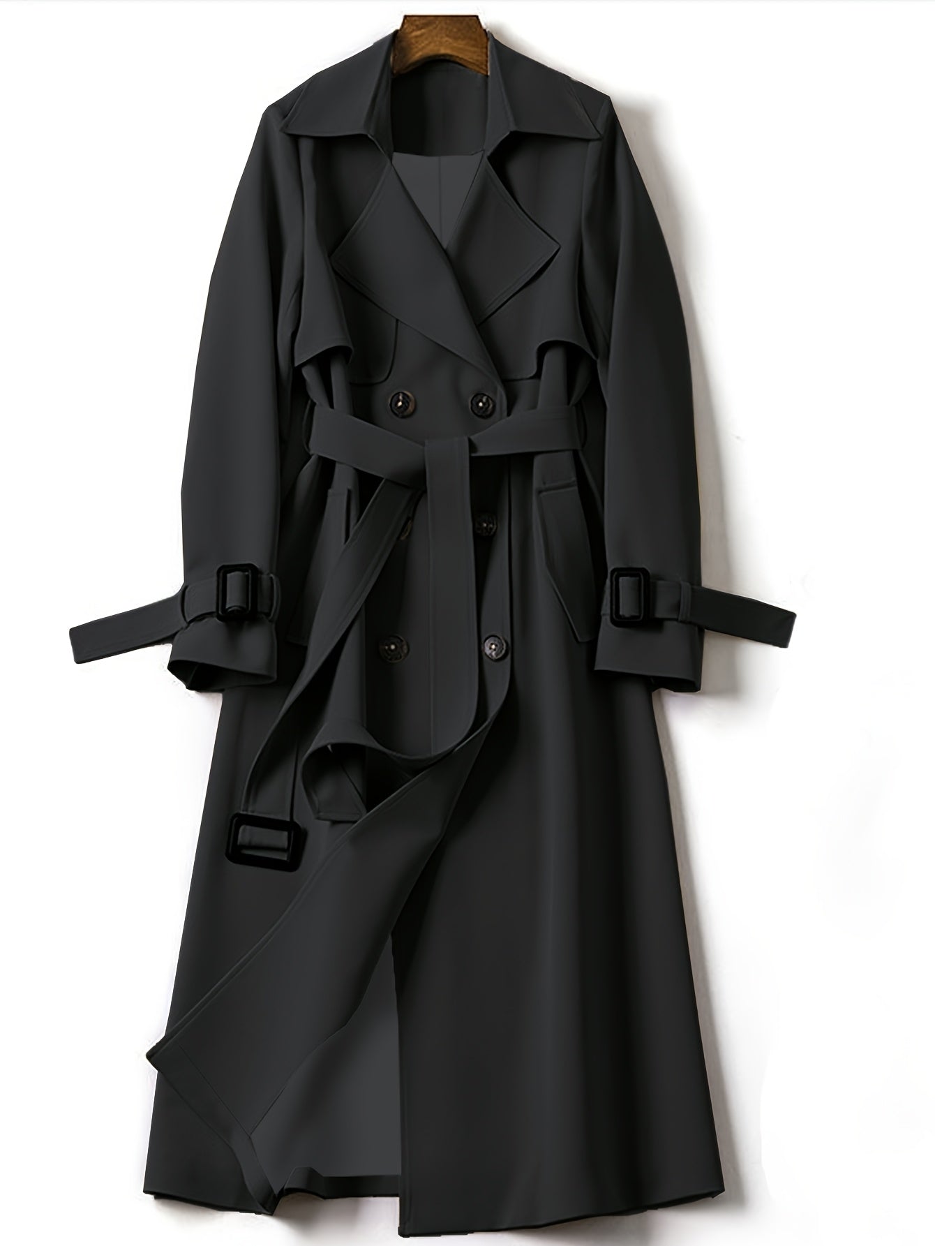 Isabelle's™ | Elegant Longline Office Trench Coat