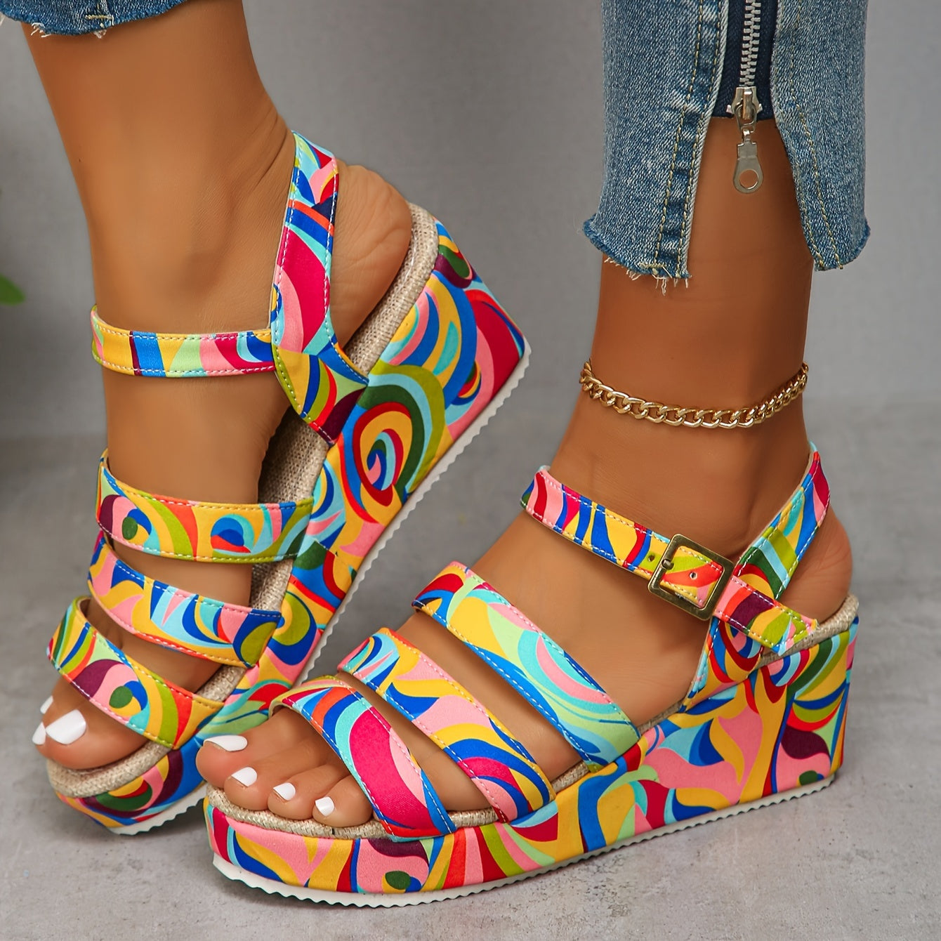 Isabelle's™ | Platform Ankle Strap Sandals