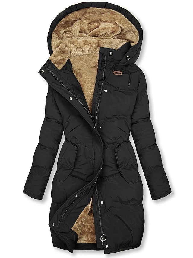 Isabelle's™ | Long Hooded Puffer Jacket