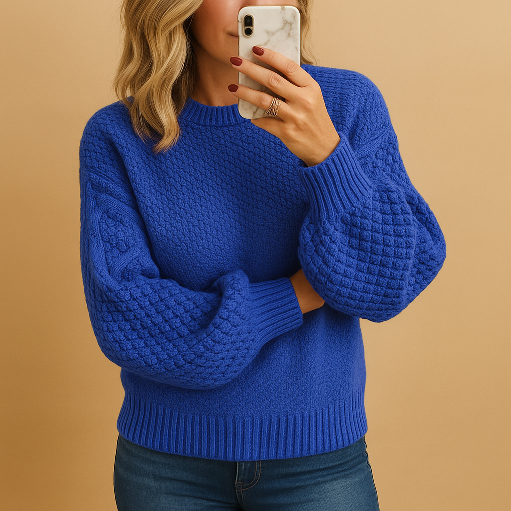 Isabelle's™ | Winter Cozy Textured Knit Sweater
