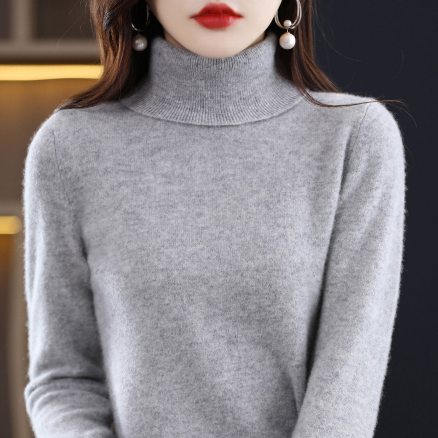 Isabelle's™ | Winter Classic Turtleneck Knit Sweater