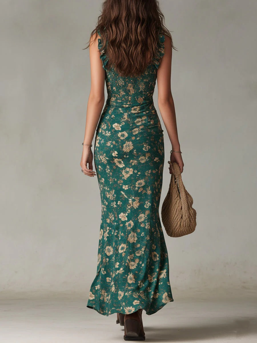 Isabelle's™ | Boho Retro Maxi Dress