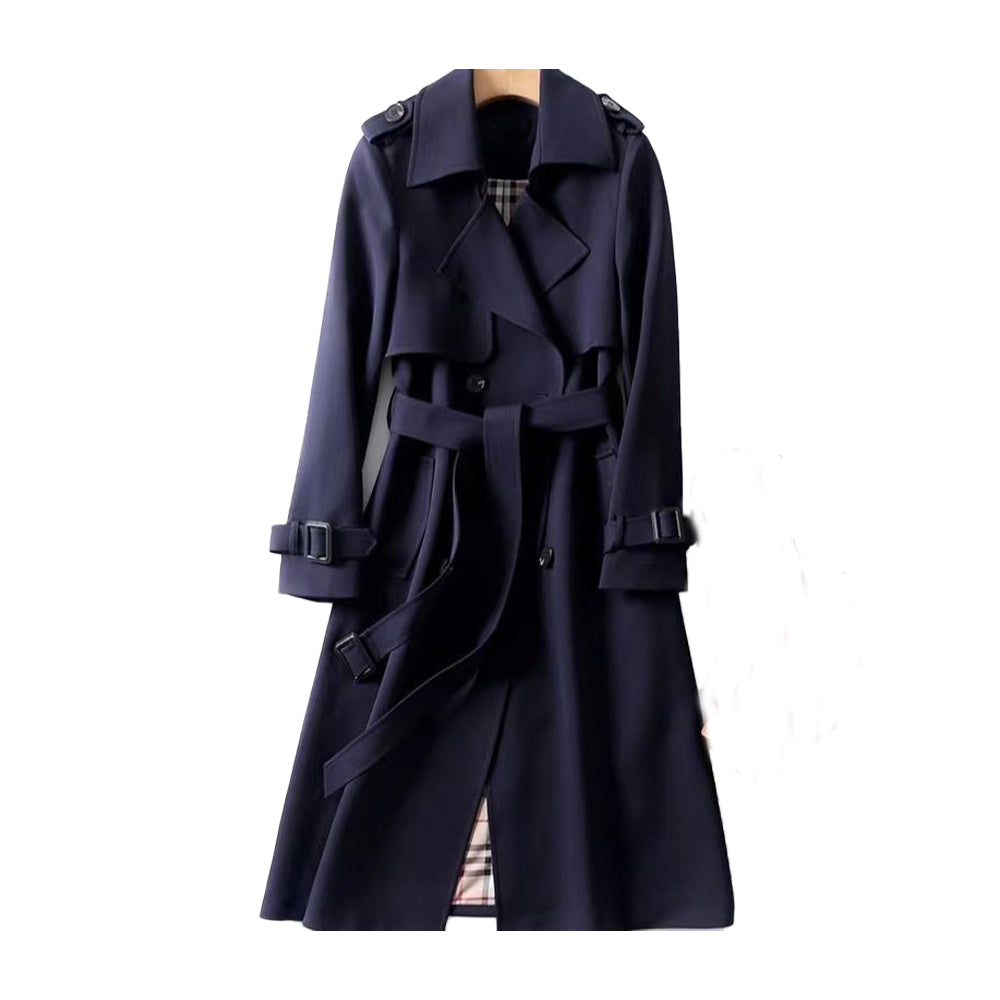 Isabelle's™ | Double-Breasted Belted Trench Coat