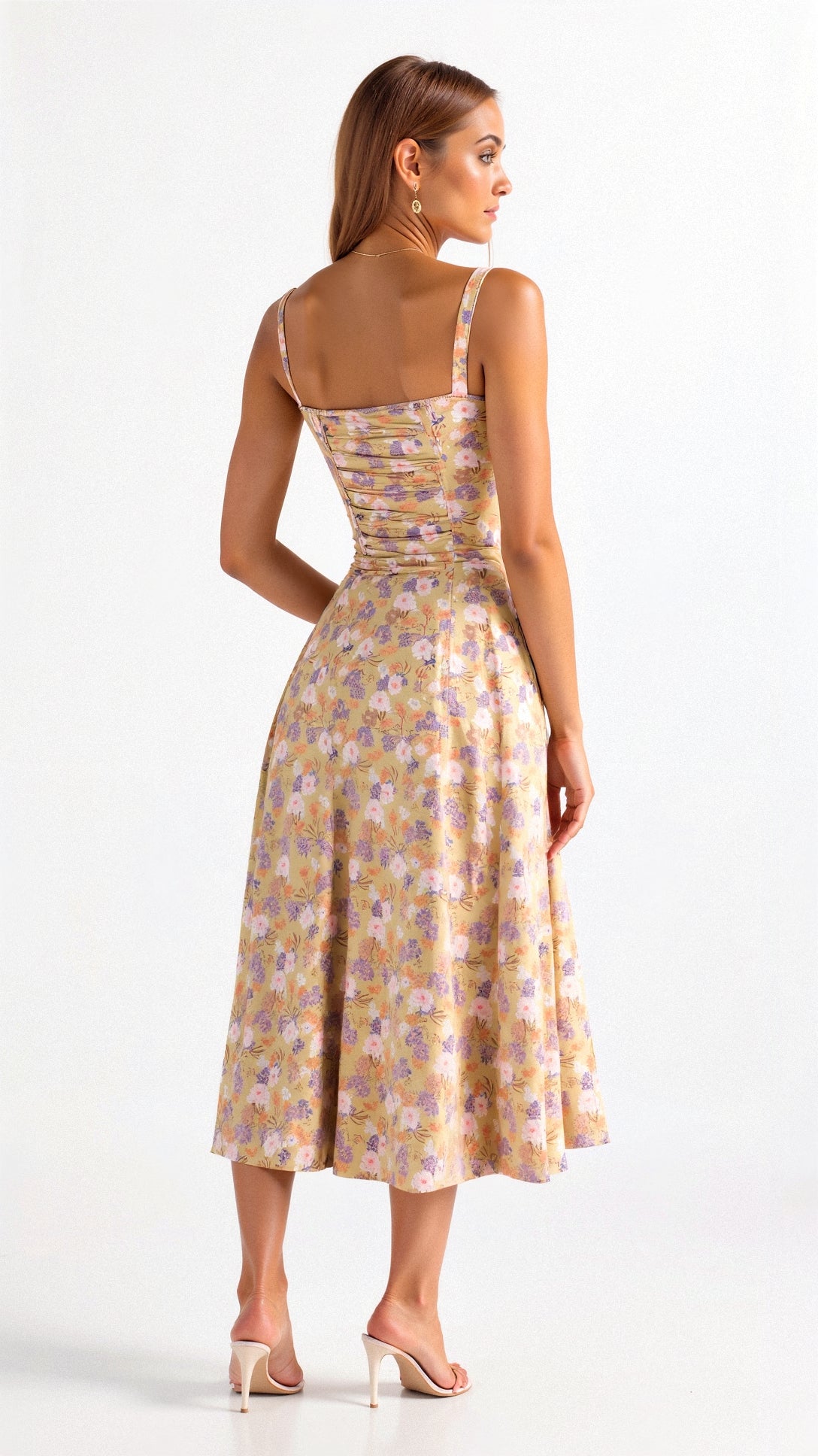 Isabelle's™ | Floral Chic Corset Midi Dress