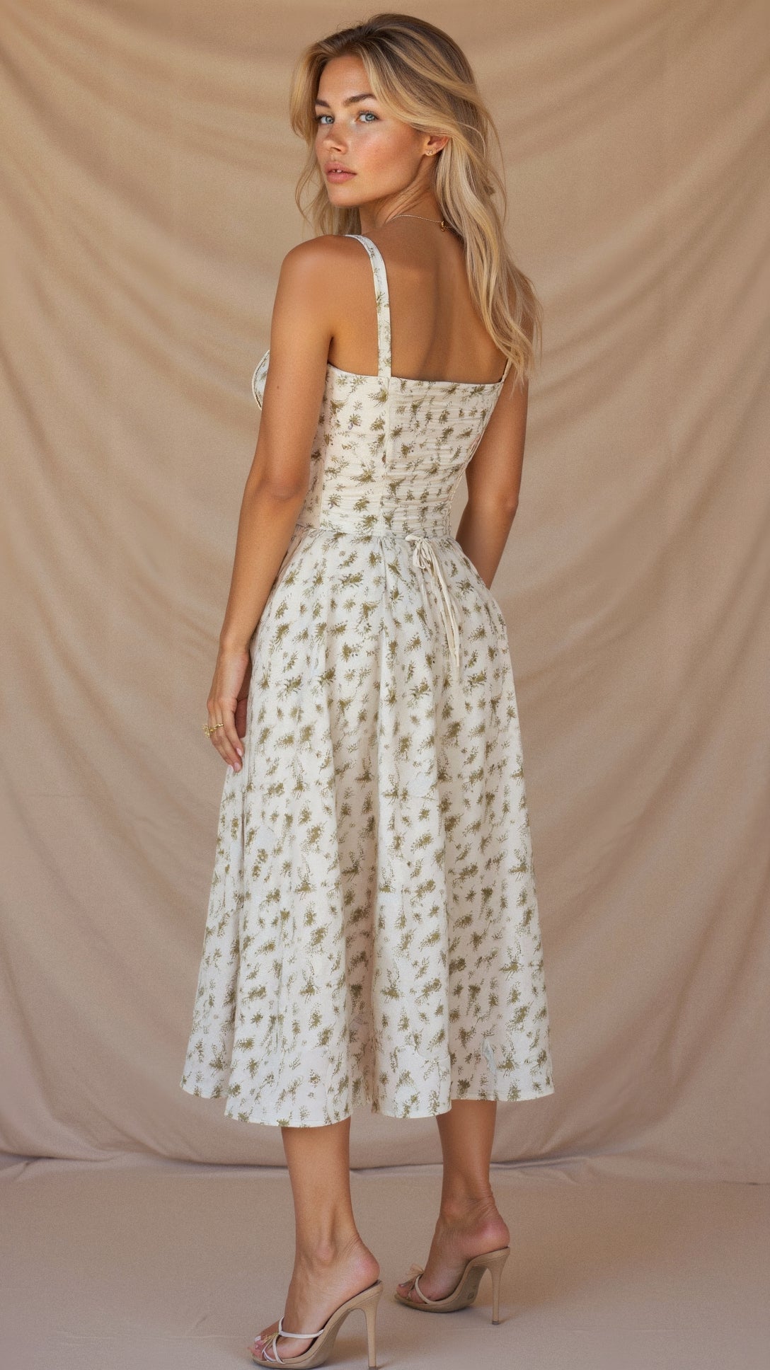 Isabelle's™ | Floral Chic Corset Midi Dress