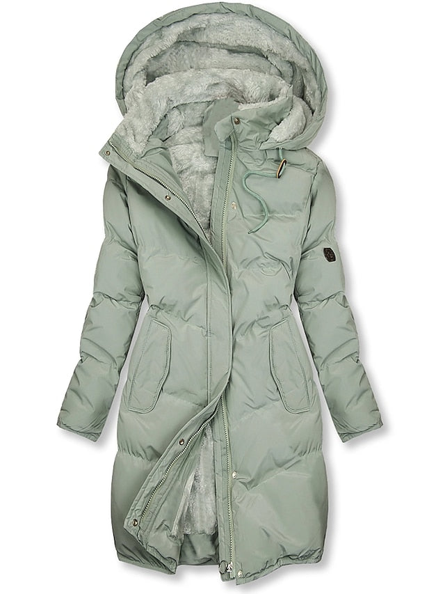 Isabelle's™ | Long Hooded Puffer Jacket