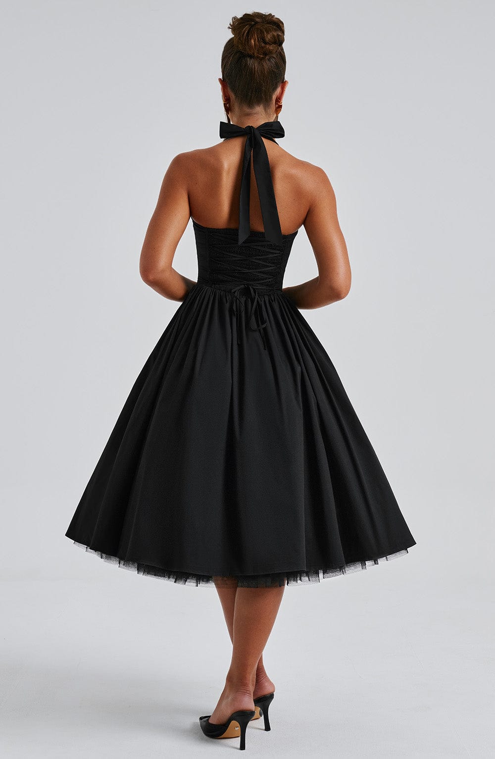 Isabelle's™ | Wedding Guest Halter Midi Dress