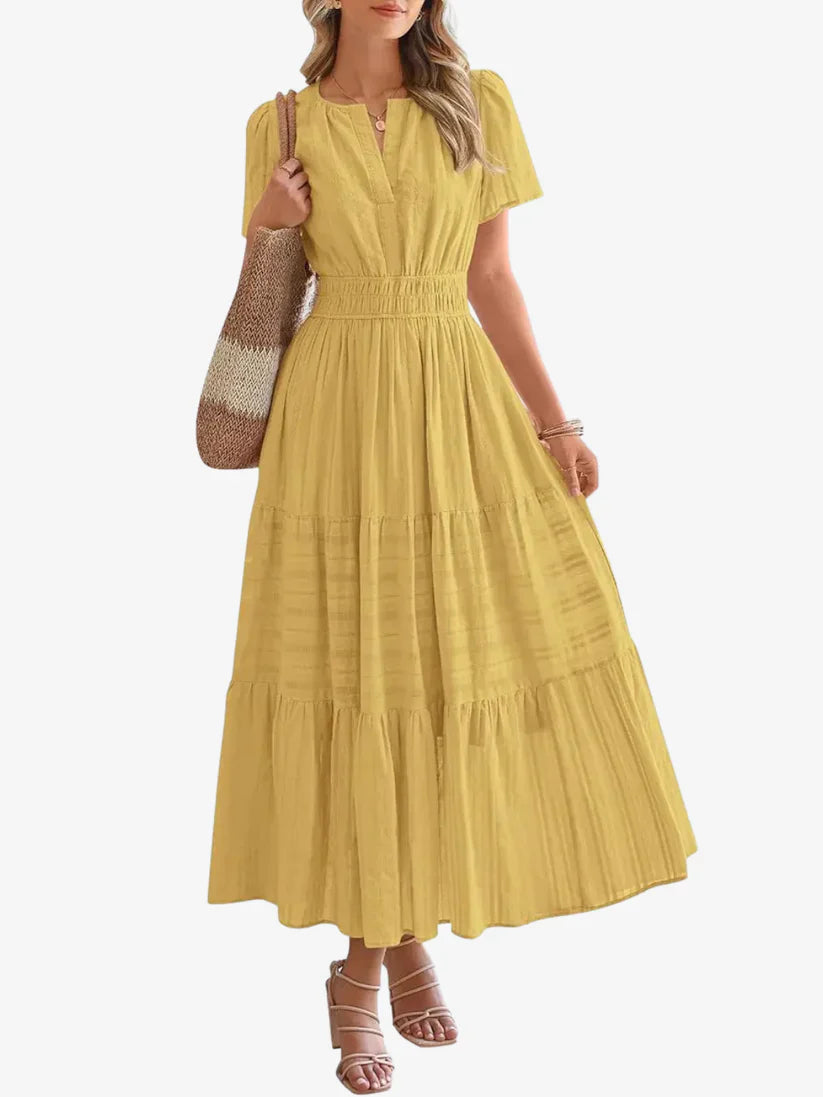 Isabelle's™ | Smocked Waist Tiered Maxi Dress
