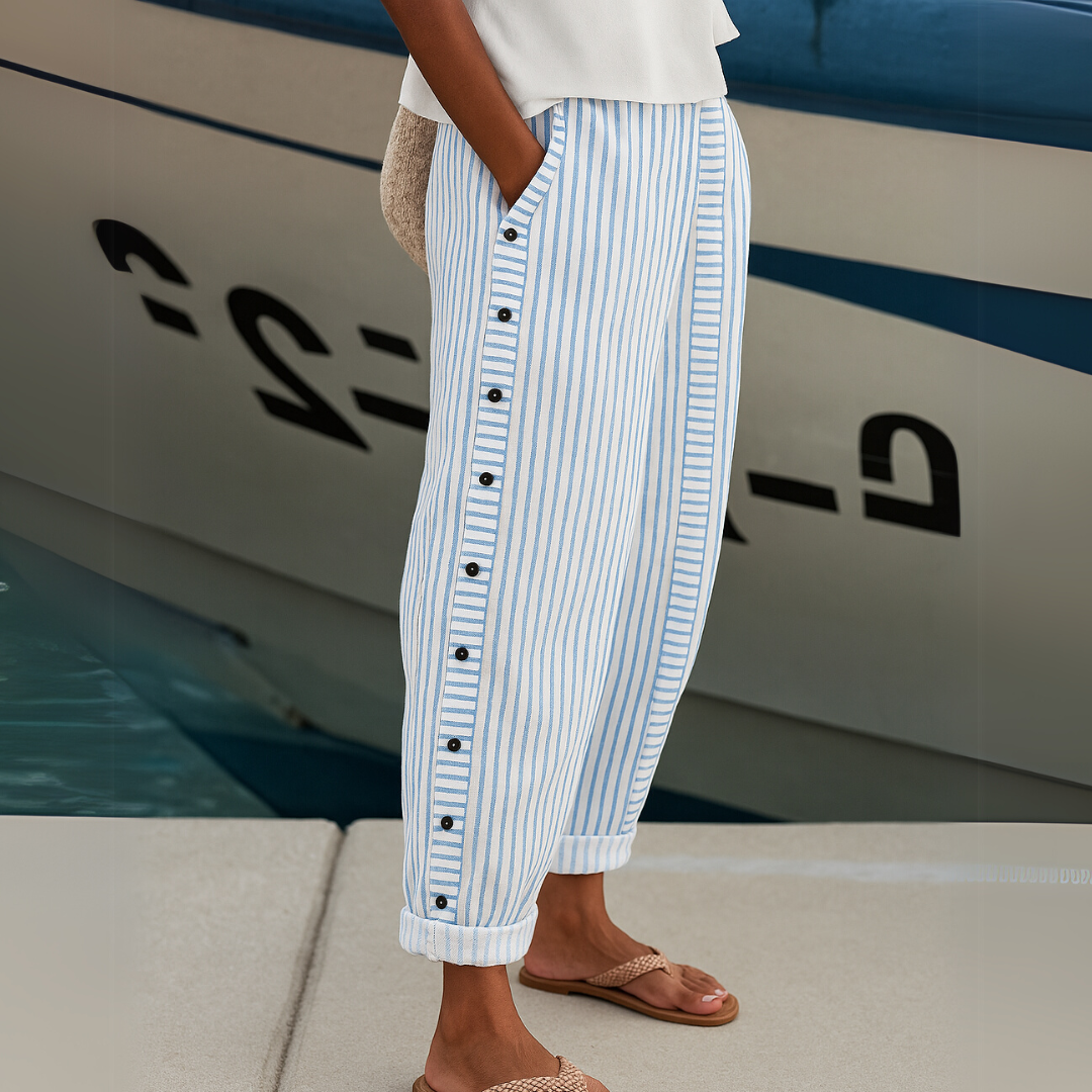 Isabelle's™ | Comfortable Striped Casual Pants