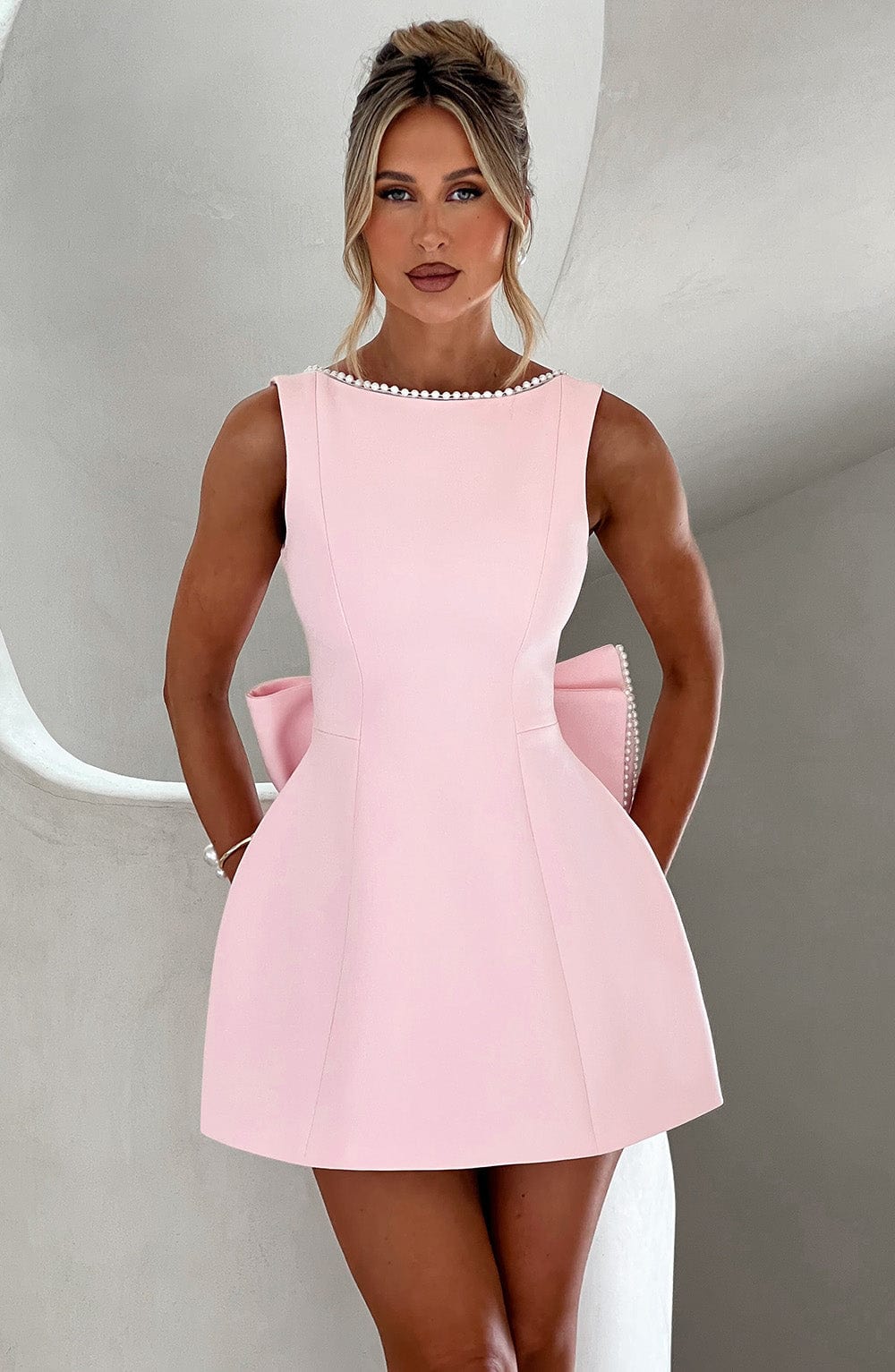 Isabelle's™ | Wedding Guest Structured Mini Dress