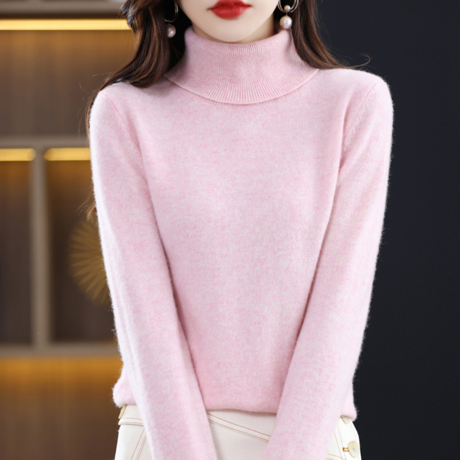 Isabelle's™ | Winter Classic Turtleneck Knit Sweater
