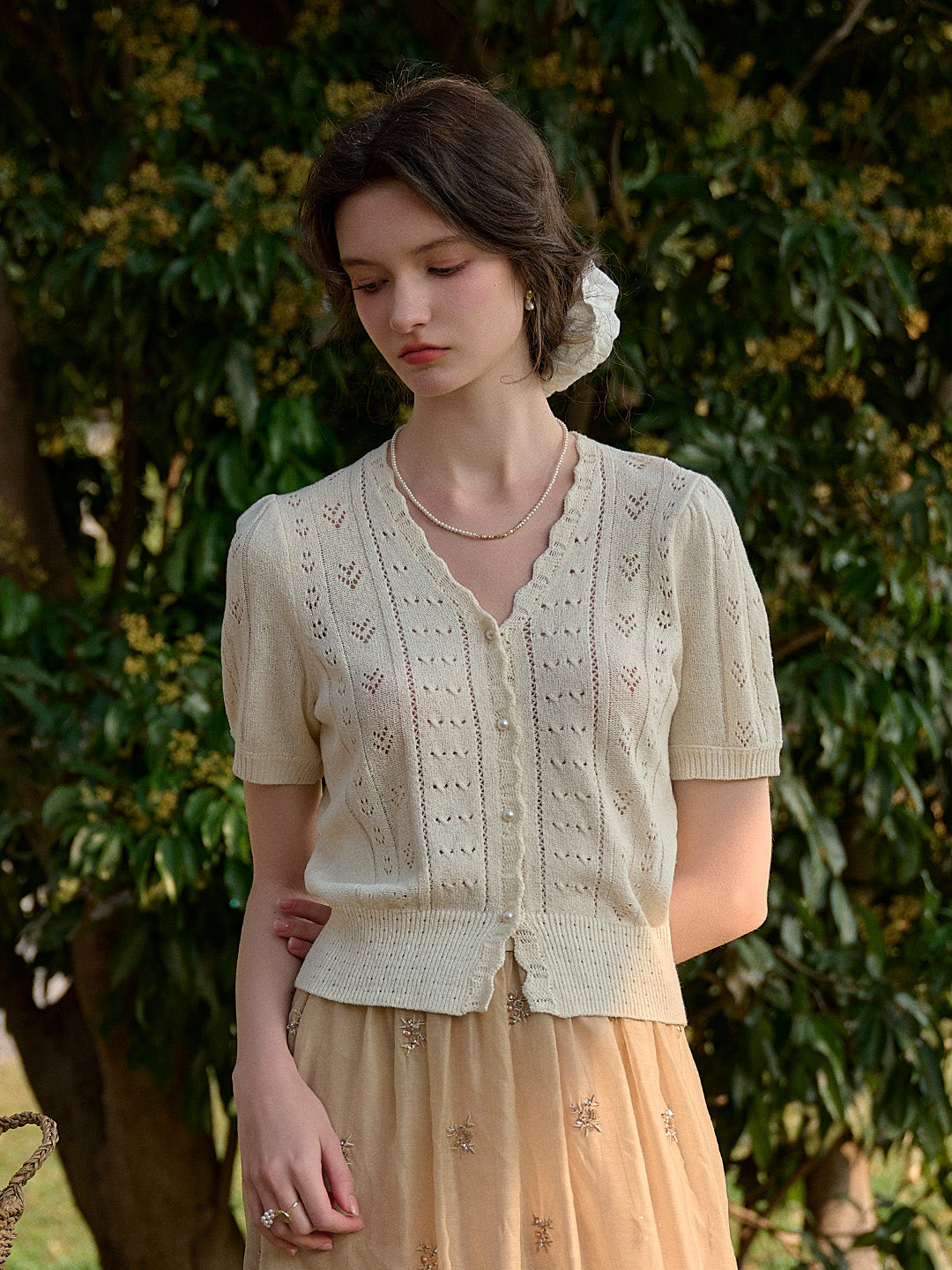 Harlow V-Neck Knit Cardigan