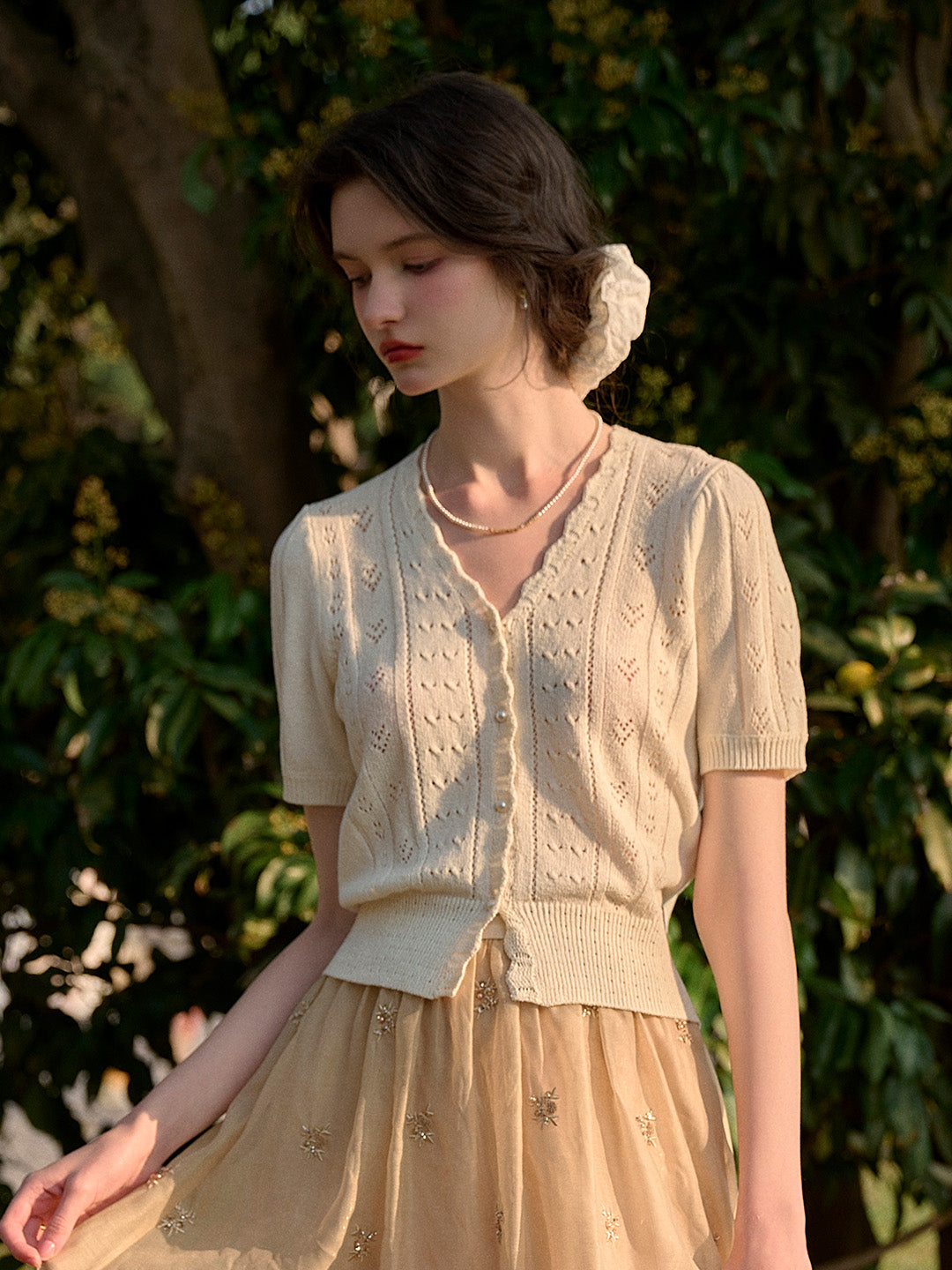 Harlow V-Neck Knit Cardigan